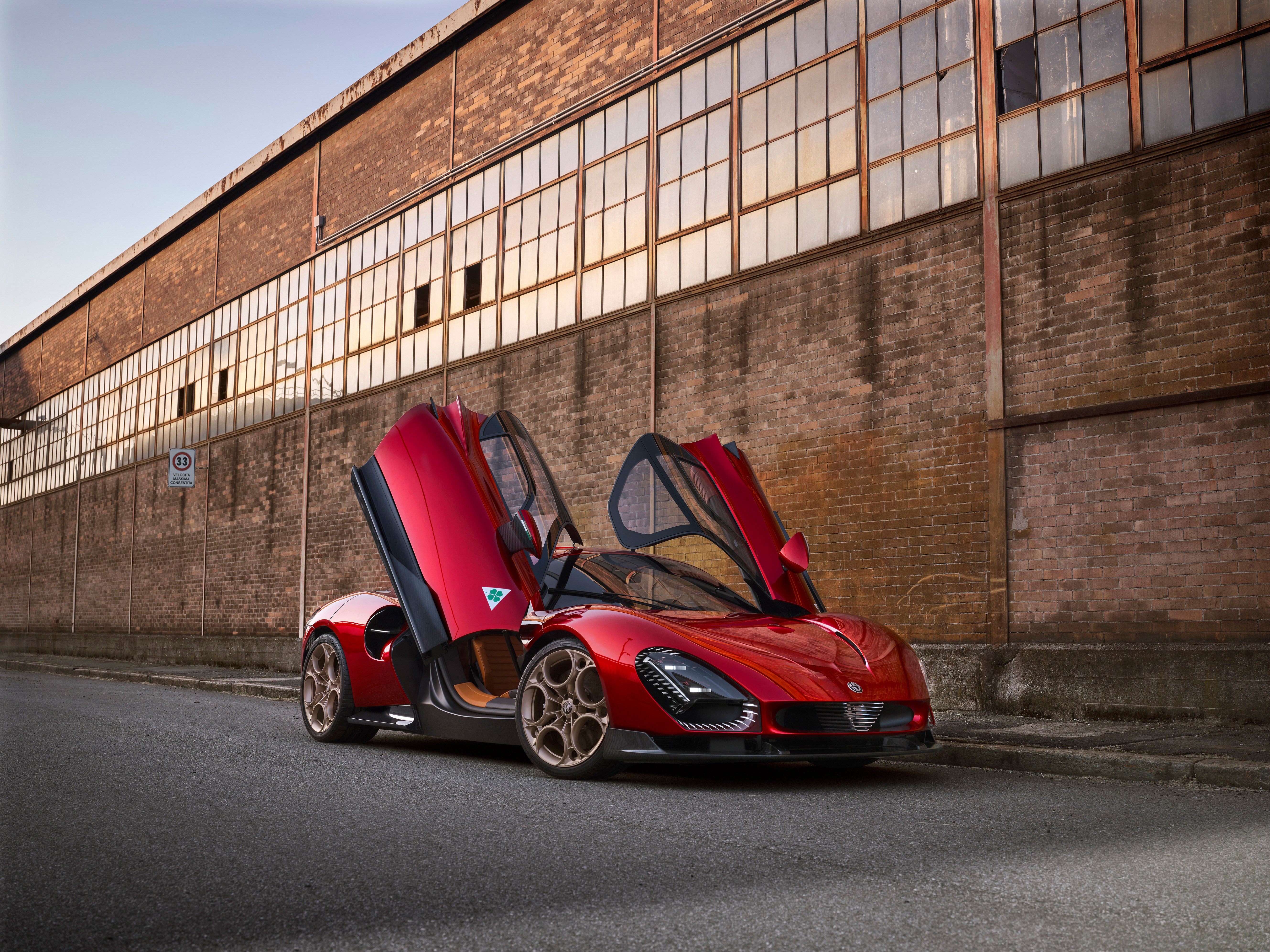 Alfa Romeo 33 Stradale, Coche deportivo, 2024, 5K
