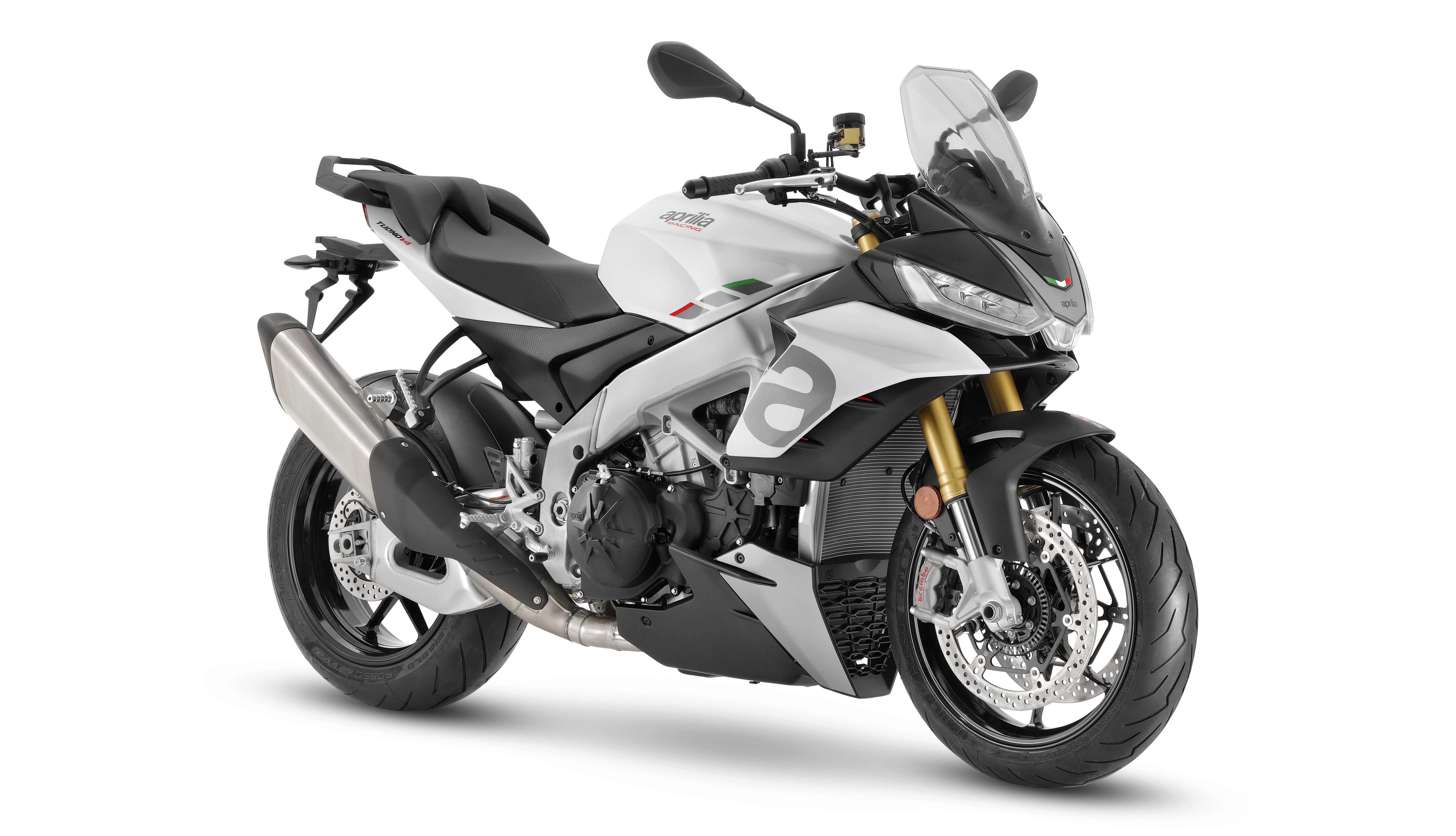 Aprilia Tuono V4, 2021, Fondo blanco, 5K, 8K