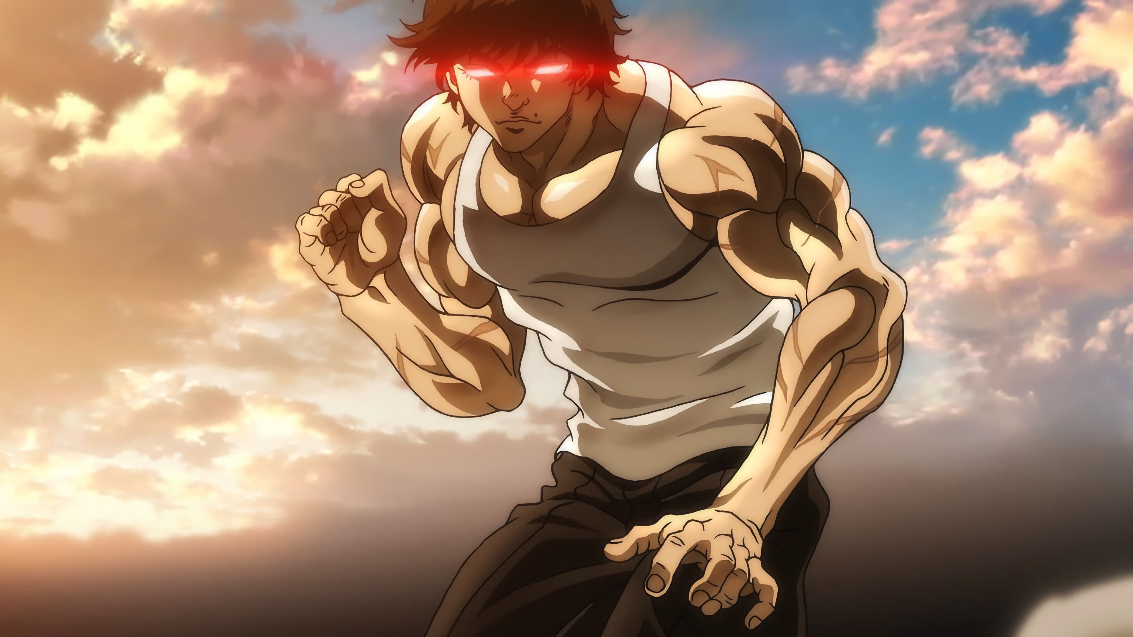 Baki Hanma, Baki the Grappler, Musculoso, Serie de anime