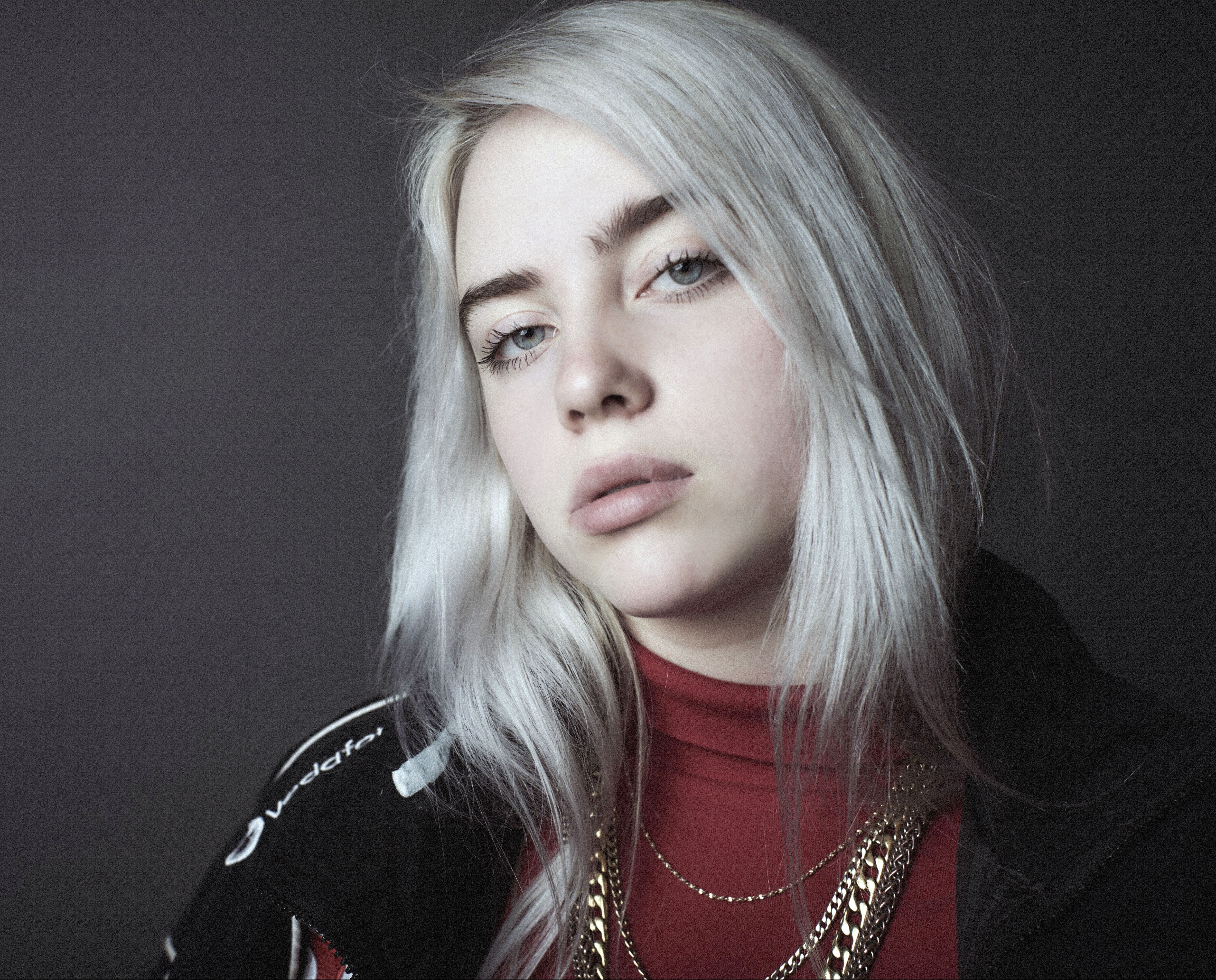 Billie Eilish, Retrato, Cantante estadounidense, 5K, 8K
