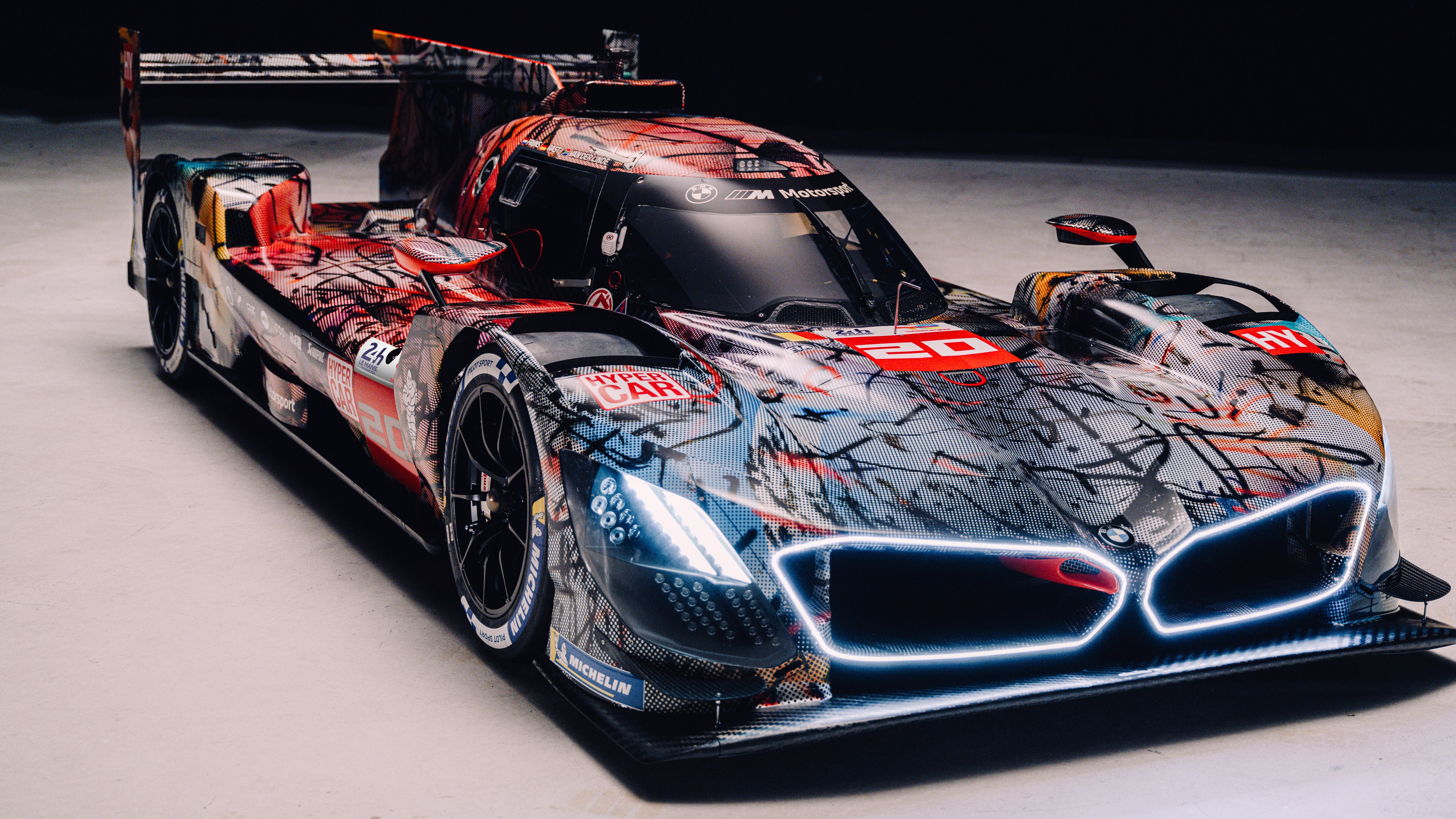 BMW M Hybrid V8, Art Car, 5K, BMW Art car