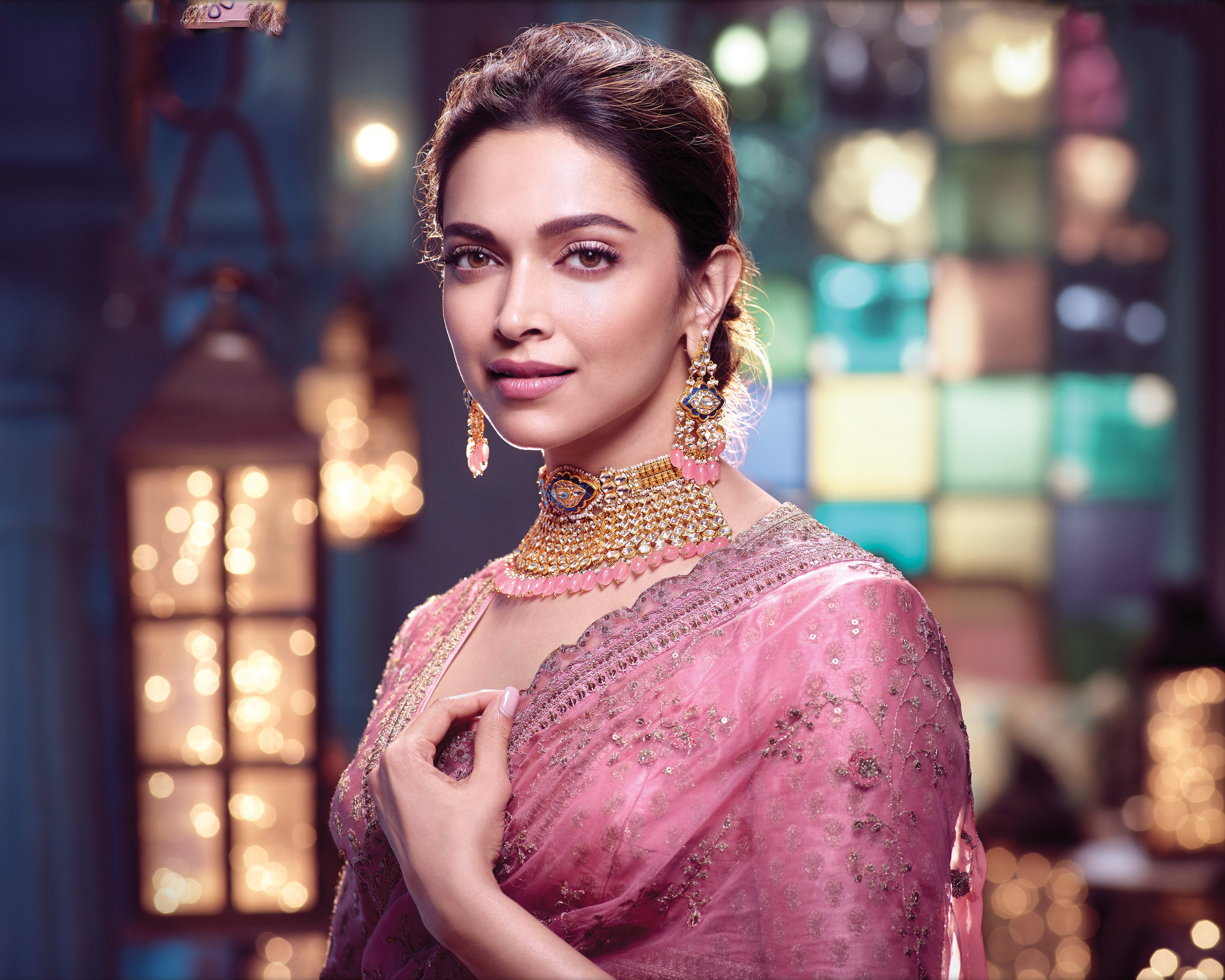Deepika Padukone, Joyería, Actriz india, Actriz hermosa, Retrato, 5K, 2022
