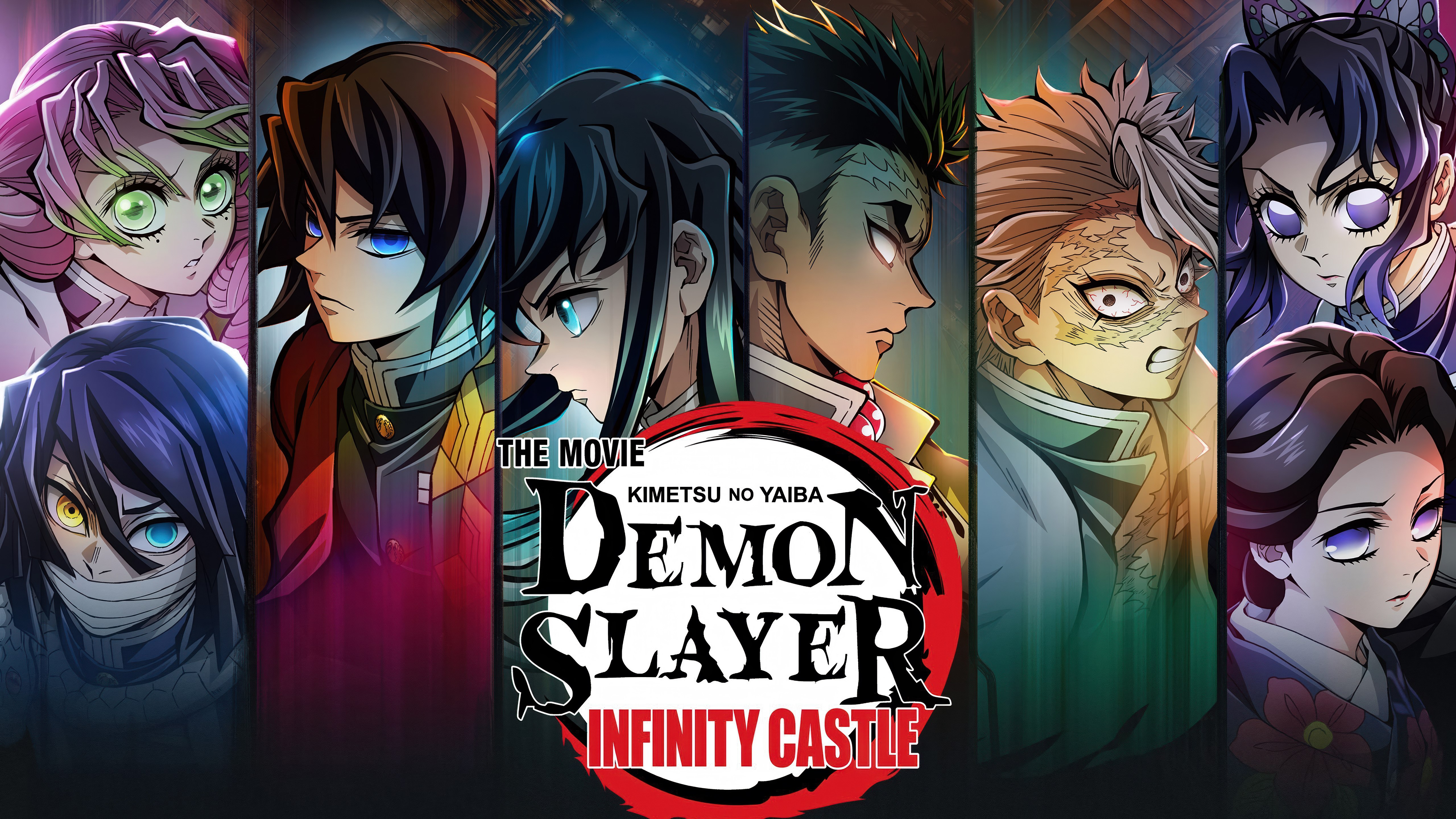 Demon Slayer: Kimetsu No Yaiba Infinity Castle, Key Art, Póster de personaje, Película de anime, 5K