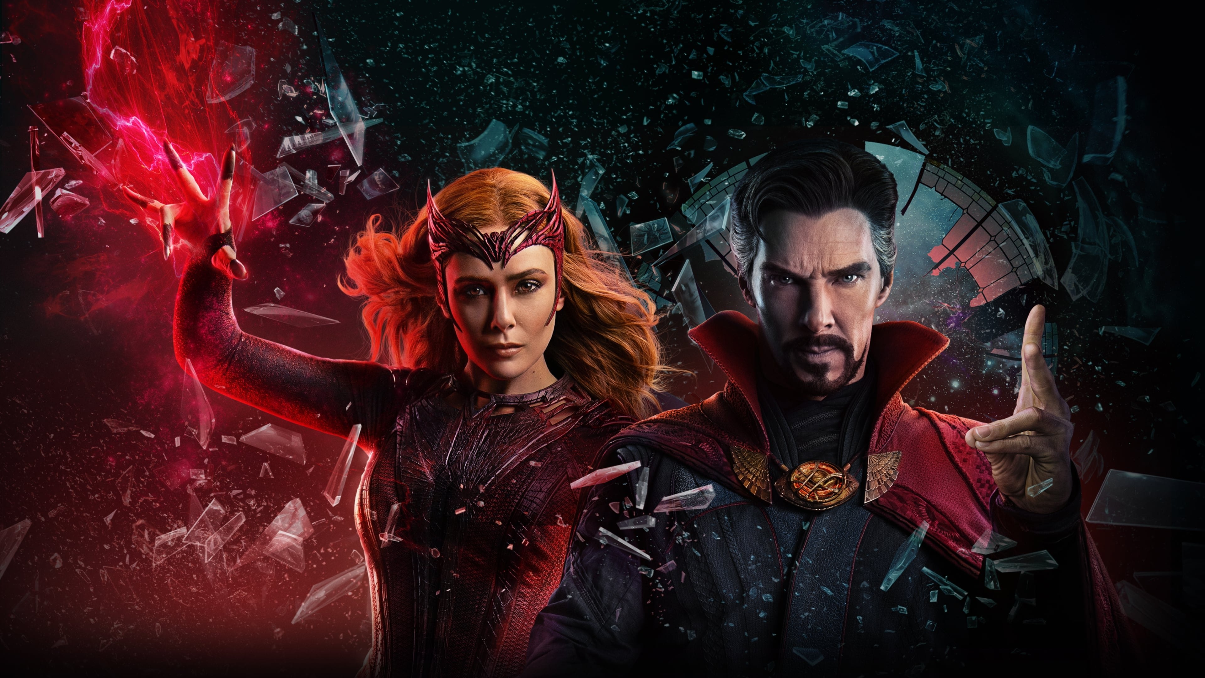 Doctor Strange en el Multiverso de la Locura, Elizabeth Olsen, Wanda Maximoff, Bruja Escarlata, Benedict Cumberbatch, Doctor Strange, Marvel Comics, Superhéroes de Marvel, Películas de 2022