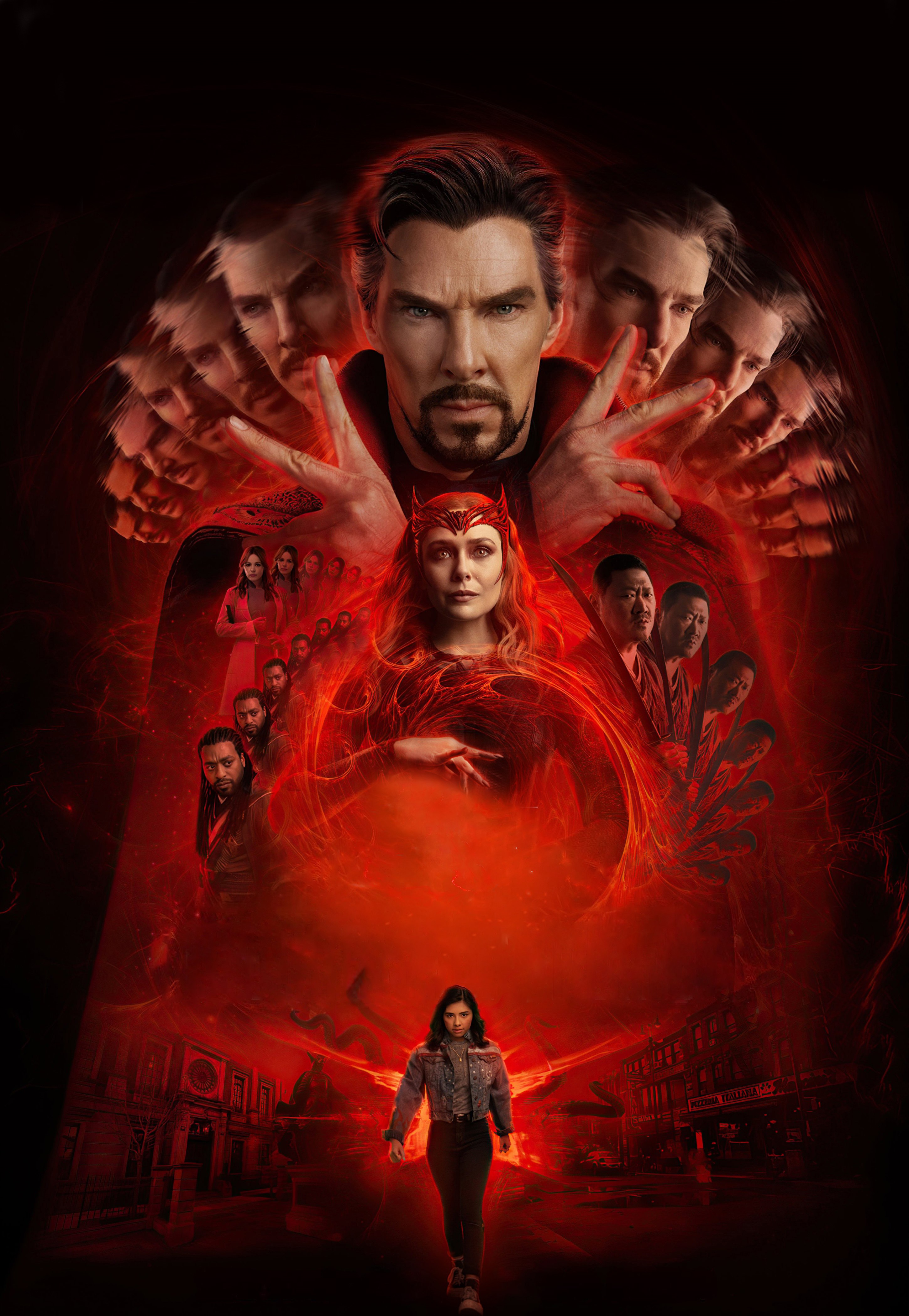 Doctor Strange in the Multiverse of Madness, Películas de 2022, Chiwetel Ejiofor, Elizabeth Olsen, Benedict Wong, Rachel McAdams, Benedict Cumberbatch, Xochitl Gomez, Marvel Comics