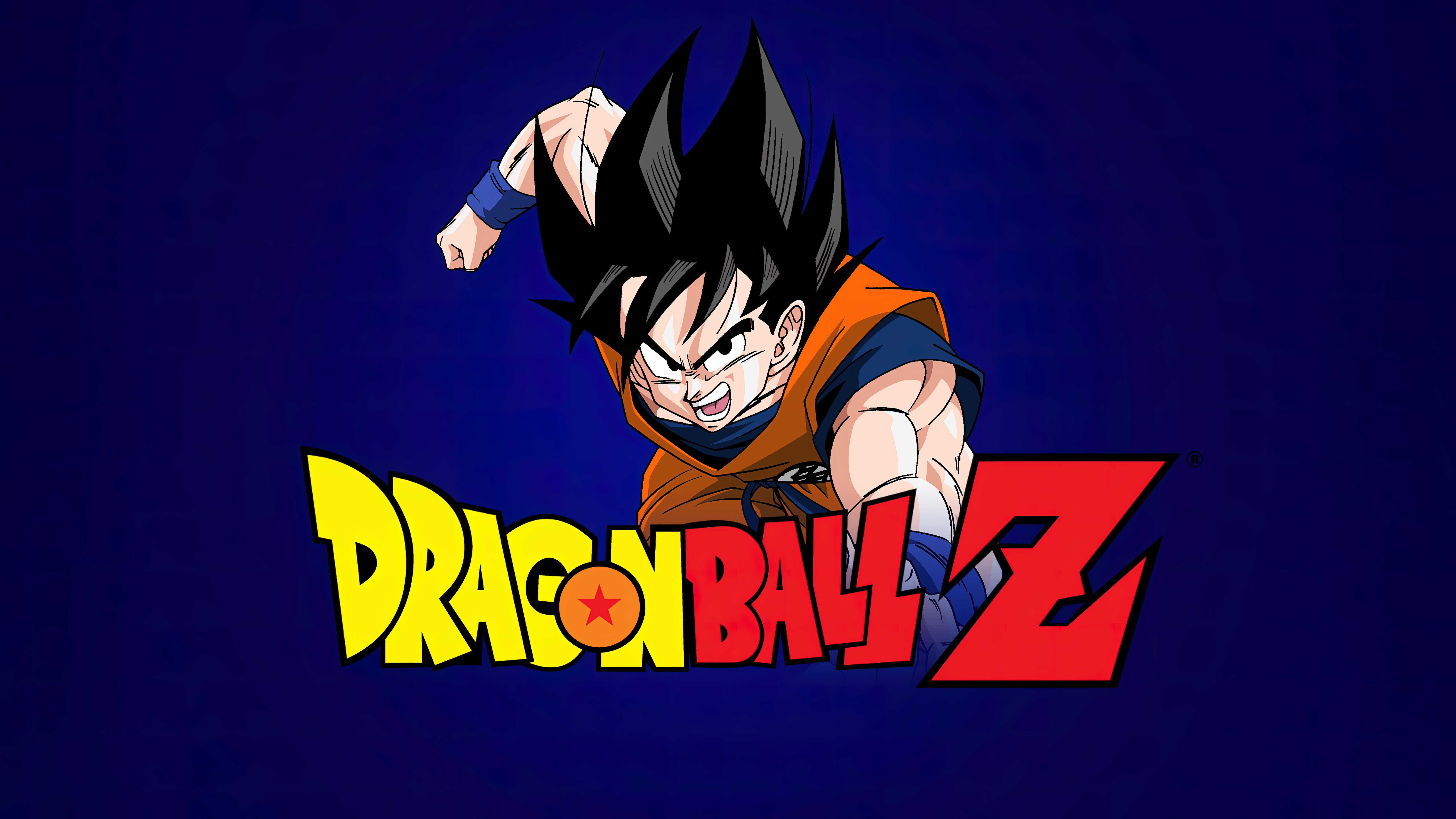 Dragon Ball Z, 8K, Son Goku, 5K, Fondo azul