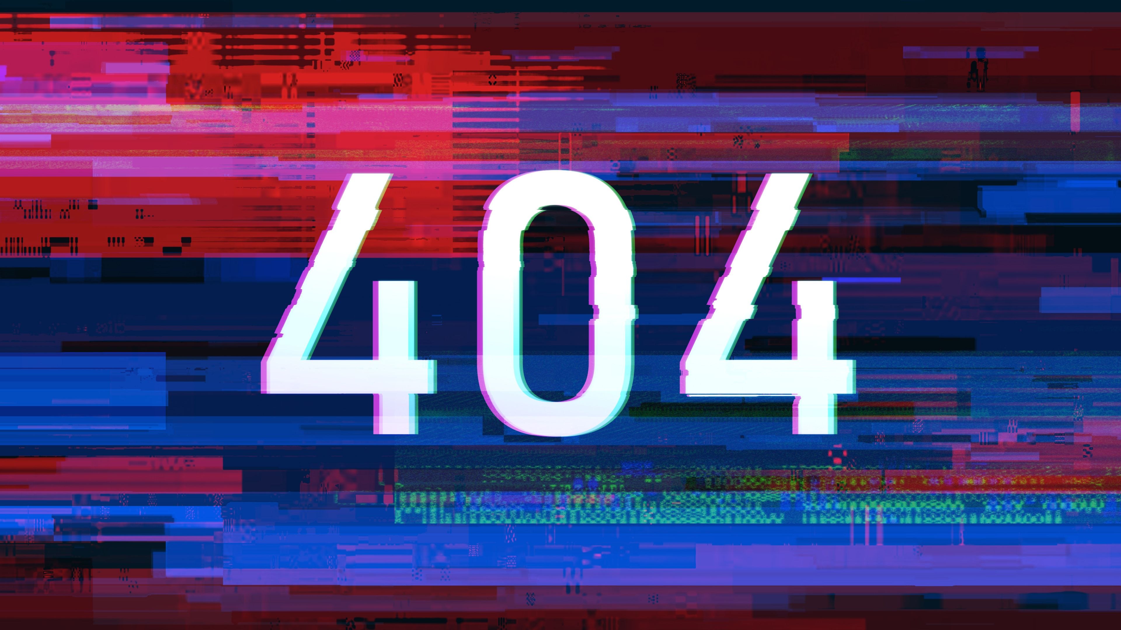 Error 404, Arte glitch, Ilustración, 404 not found, Fondo colorido