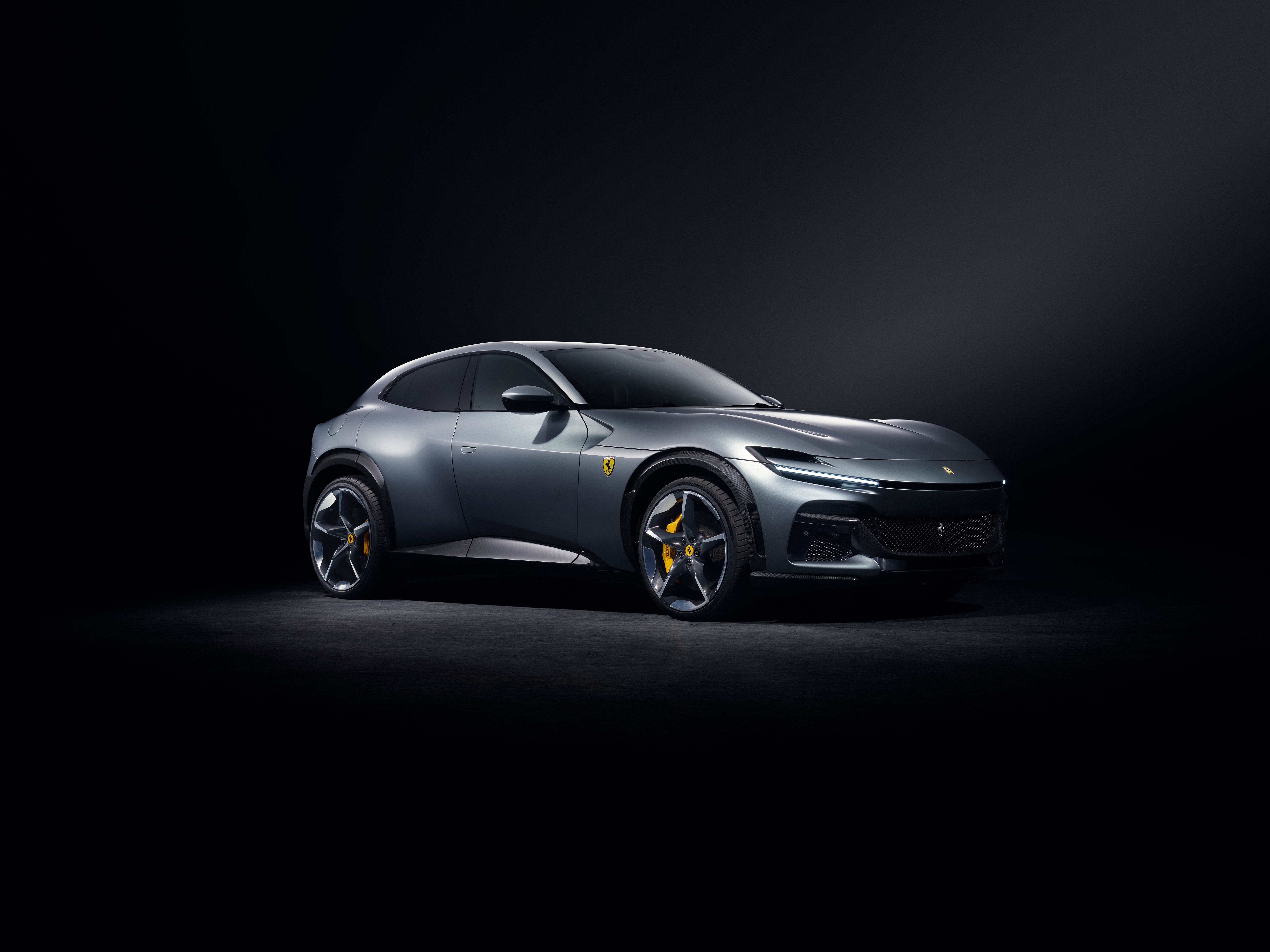 Ferrari Purosangue, SUV, Fondo oscuro, 2022, 5K, 8K
