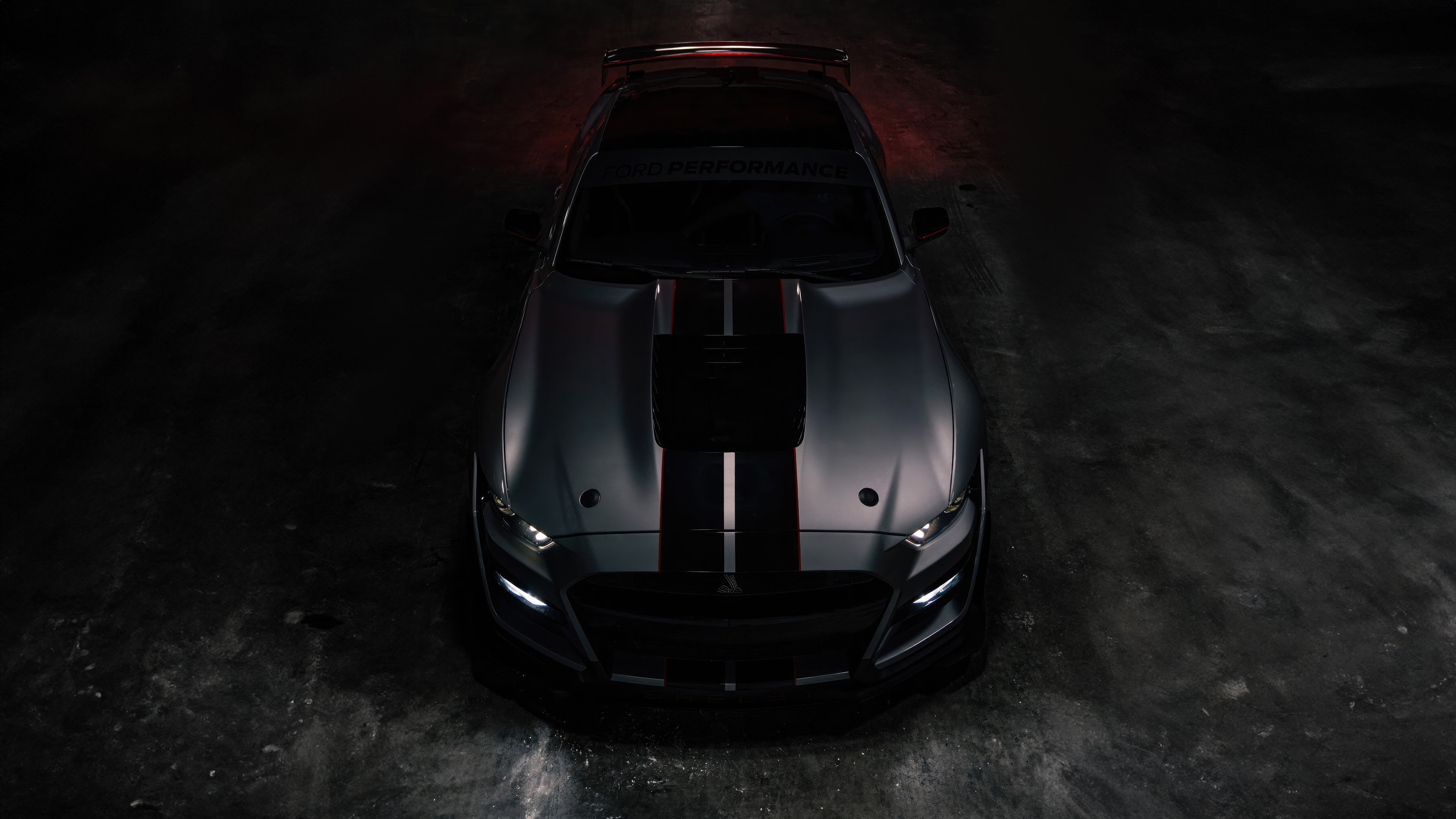 Ford Mustang Shelby GT500, Estética oscura, Muscle car americano