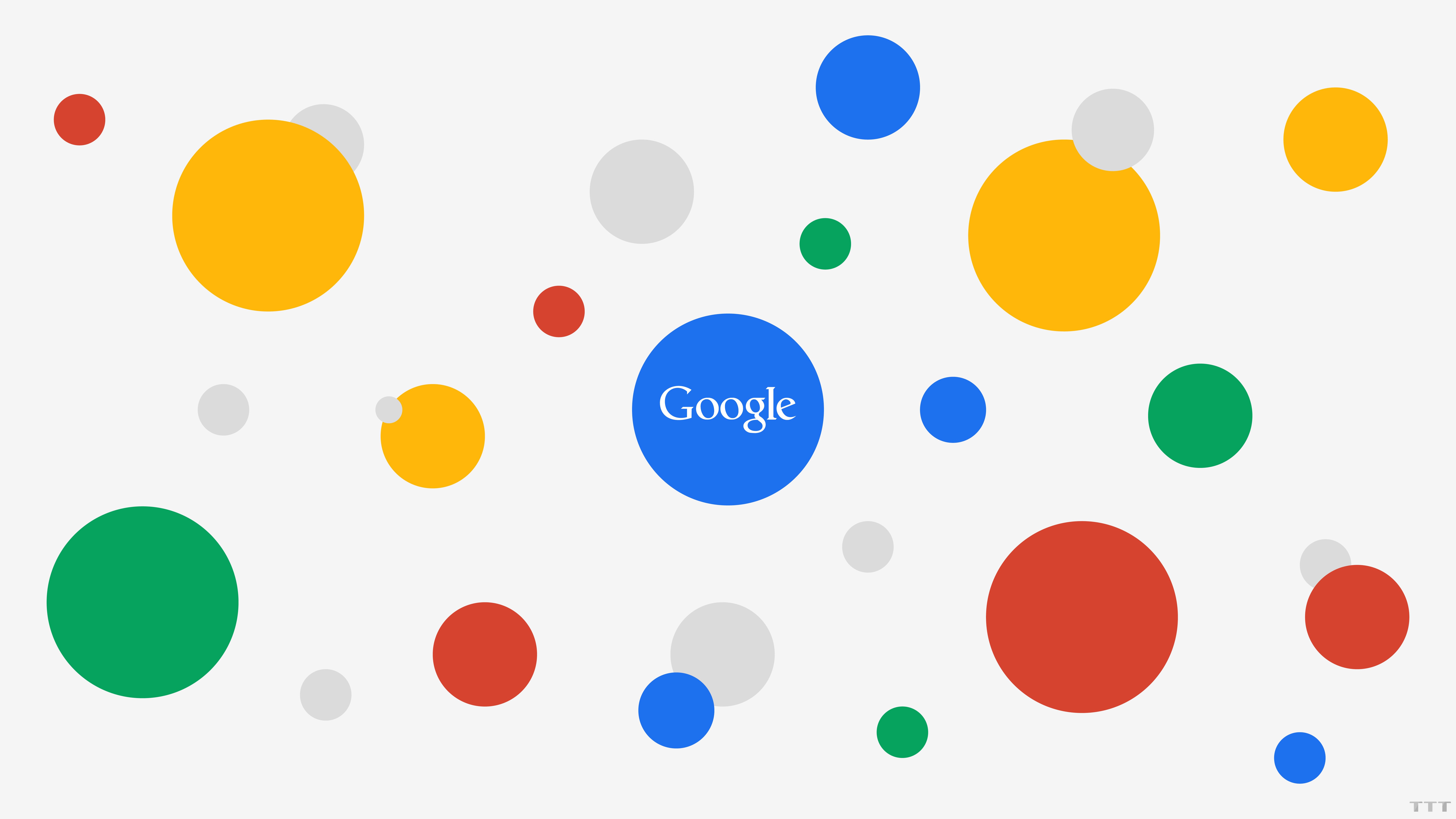 Google, Círculos, Multicolor, Colorido, Fondo blanco, 5K, 8K