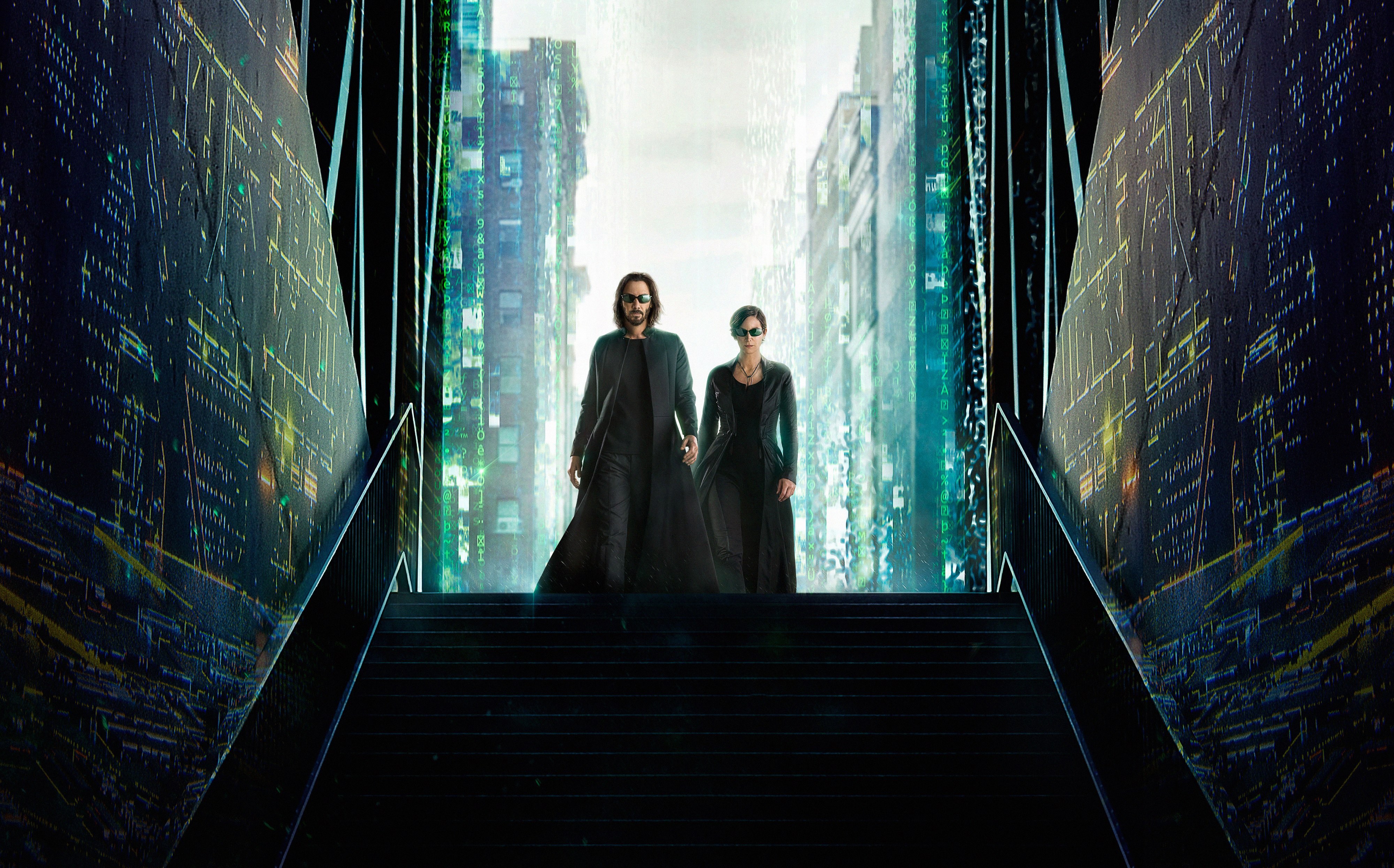 Keanu Reeves, Carrie-Anne Moss, The Matrix Resurrections, Neo, Trinity, Películas de 2021