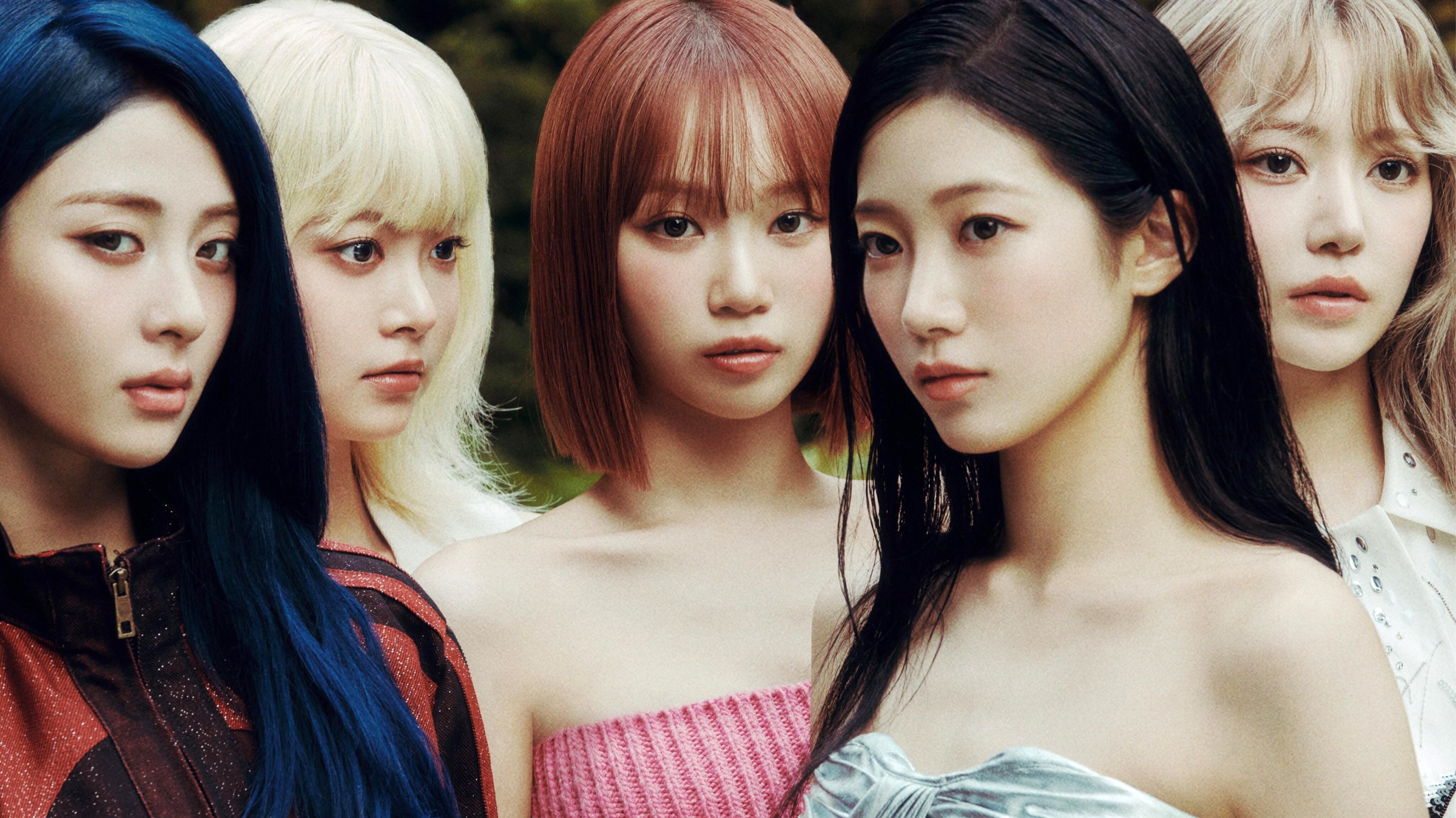 Le Sserafim, 2024, Portada de revista, 2024, Sakura Miyawaki, Kim Chaewon, Huh Yunjin, Hong Eunchae, Kazuha