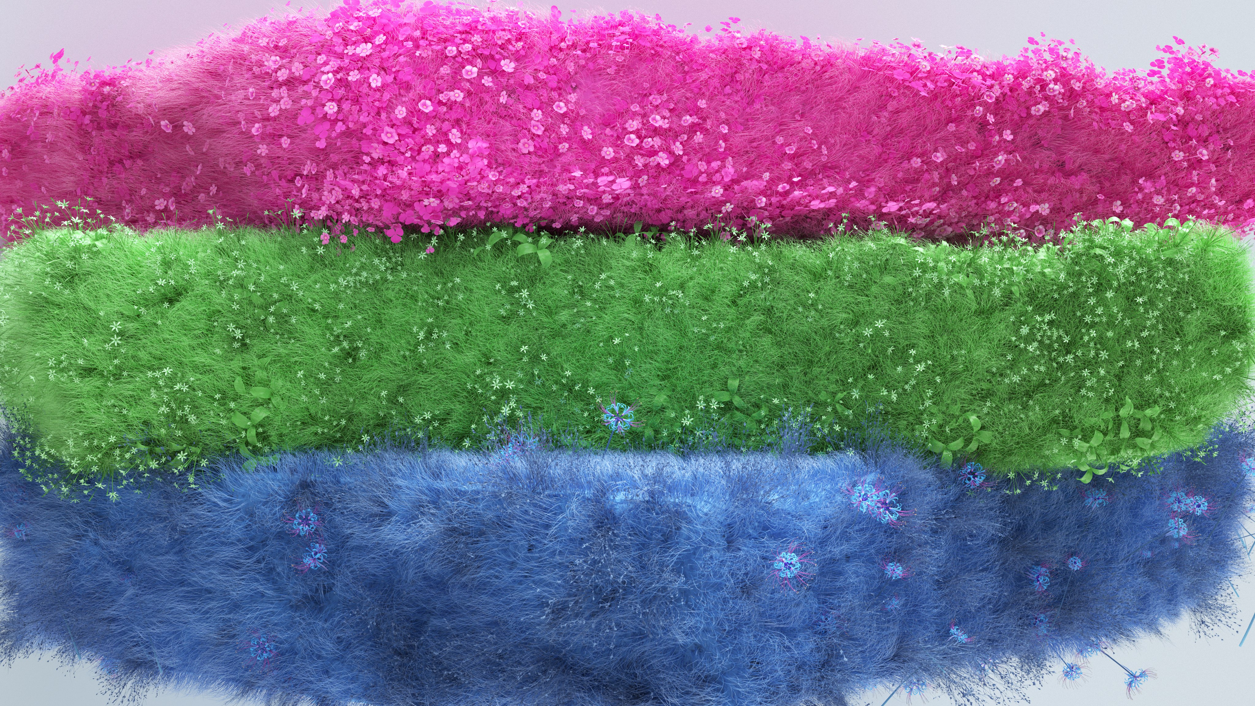 LGBTQ, Pila, Bandera del orgullo, Fondo colorido, Surrealista, Microsoft Pride