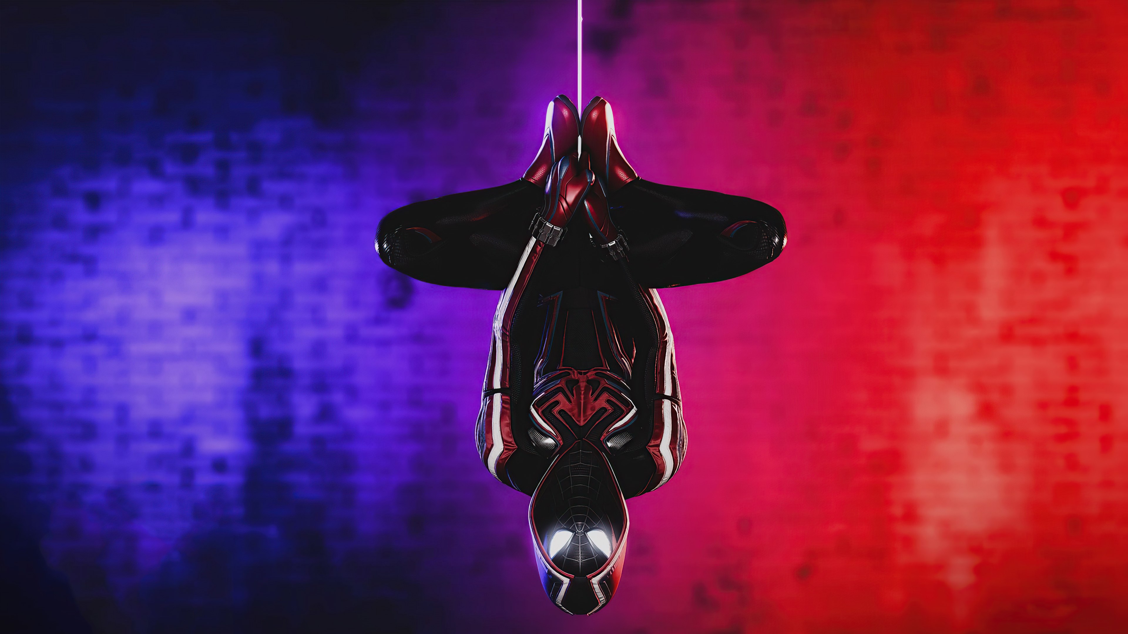 Marvel's Spider-Man: Miles Morales, Boca abajo, Superhéroes de Marvel, PlayStation 4, PlayStation 5, Spiderman