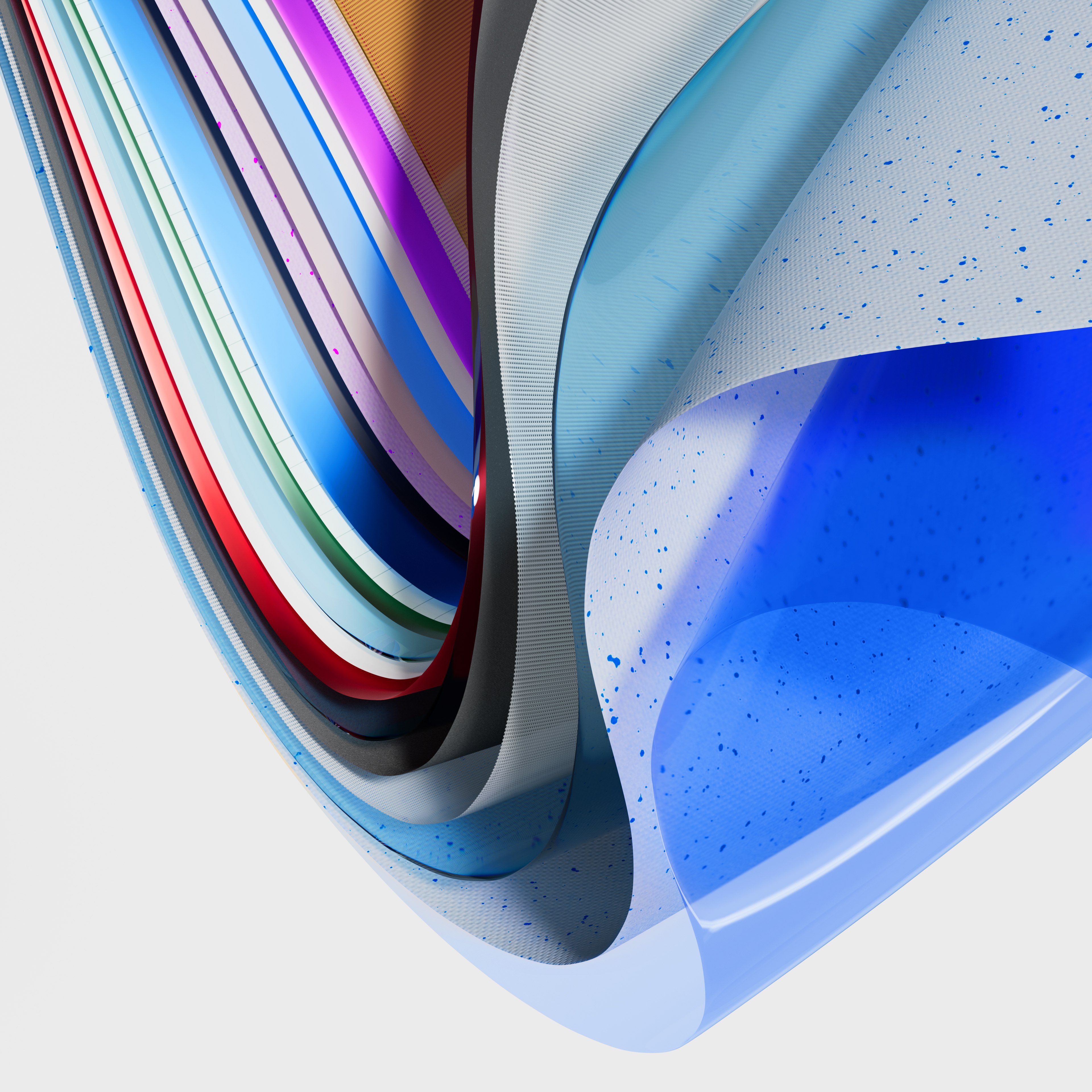 Multicolor, Estética, 3D, Curvas