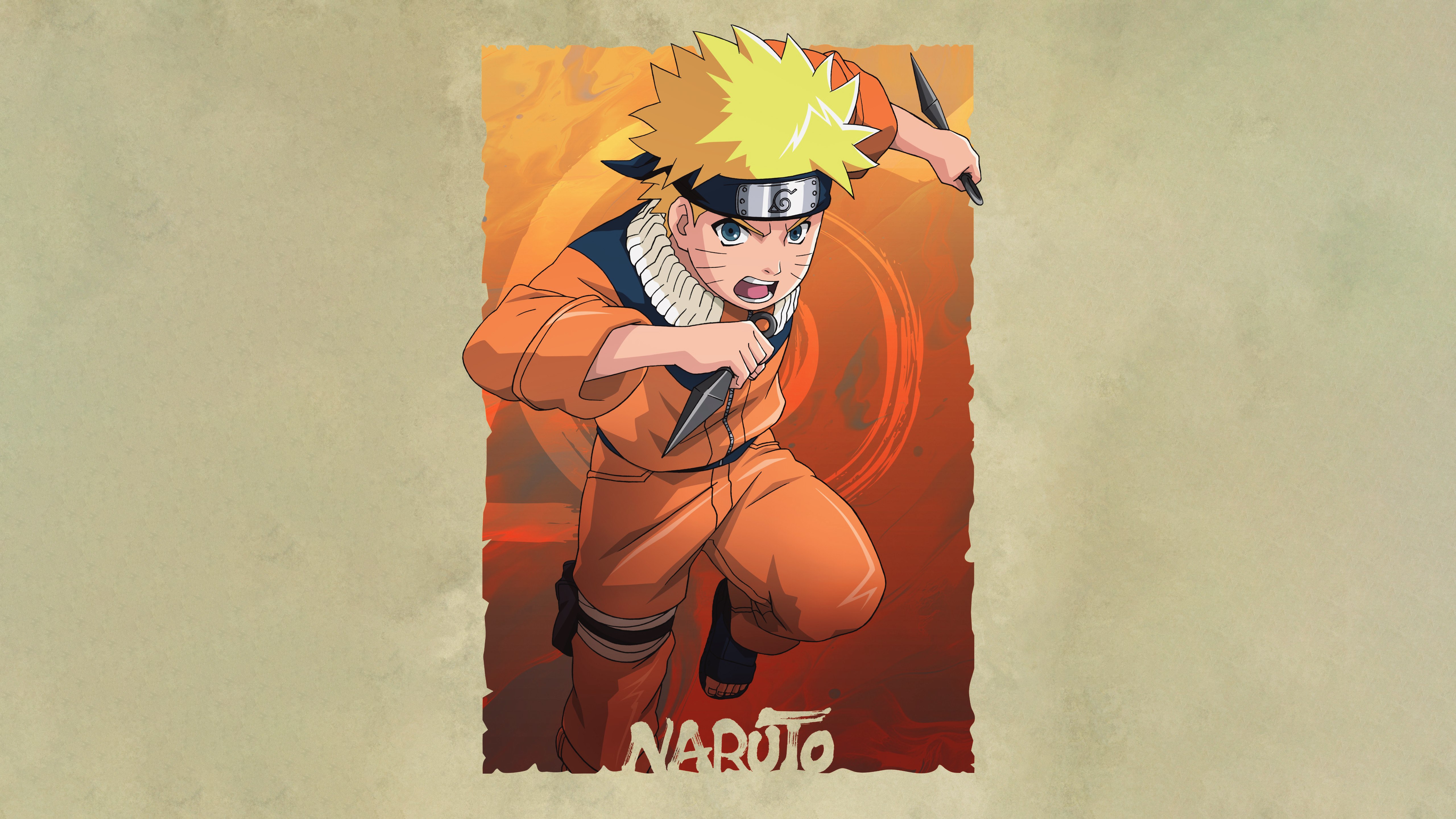 Naruto Uzumaki, Póster, 5K