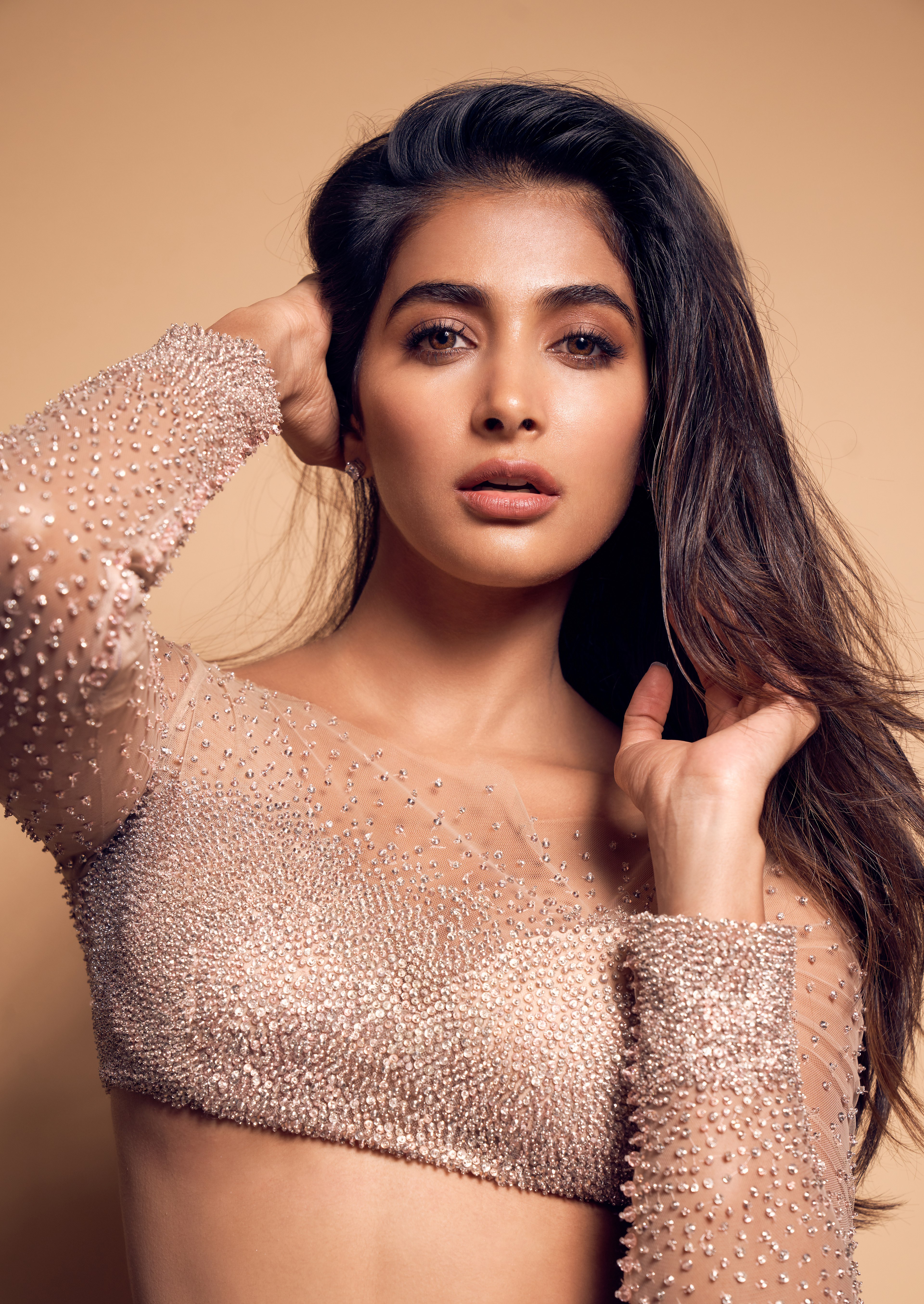Pooja Hegde, Actriz, Actriz india, Actriz de Bollywood, Retrato, Actriz hermosa