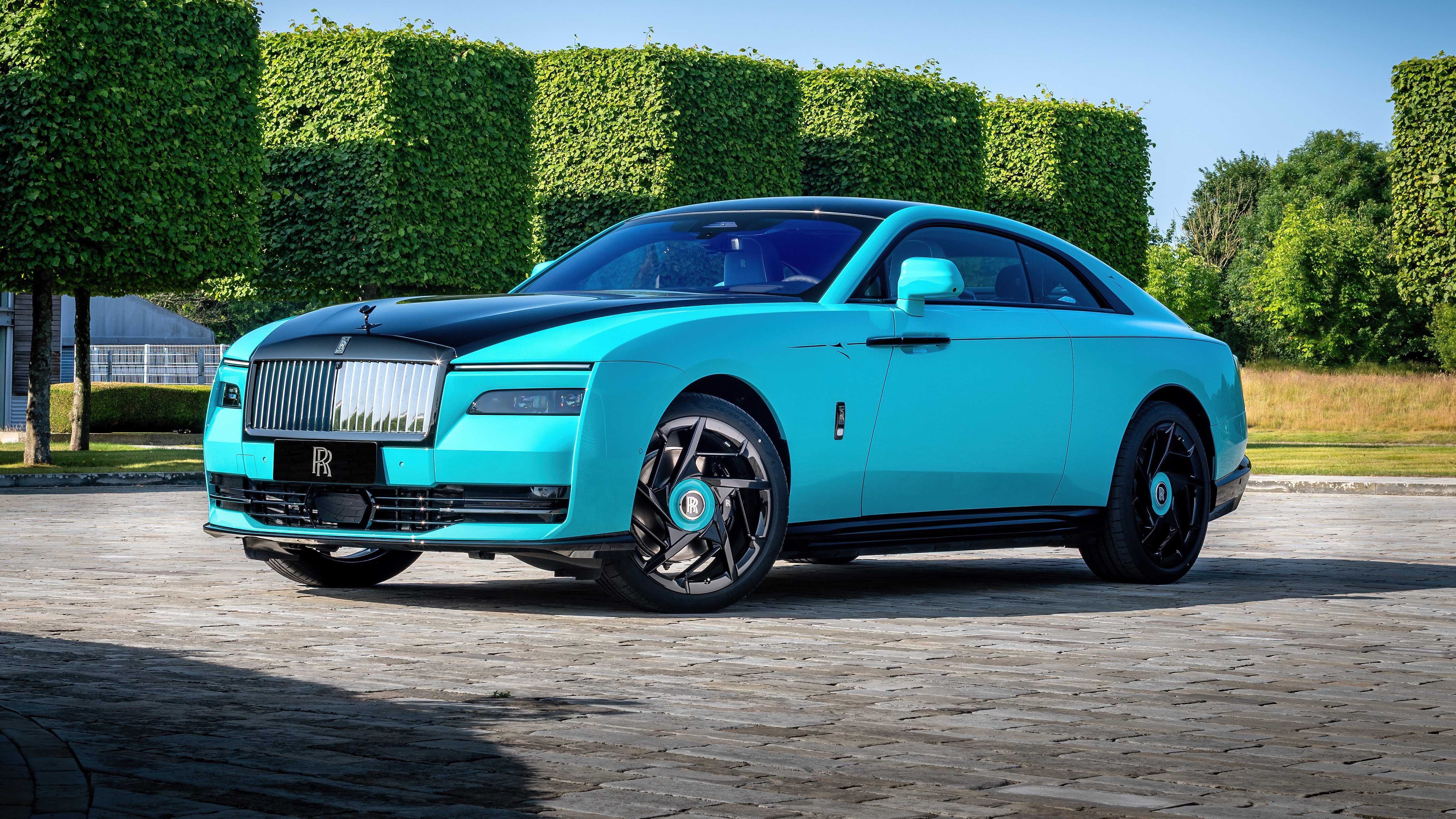 Rolls-Royce Black Badge Spectre Chinese Mural Art, 2025, 5K, Rolls-Royce Black Badge Spectre