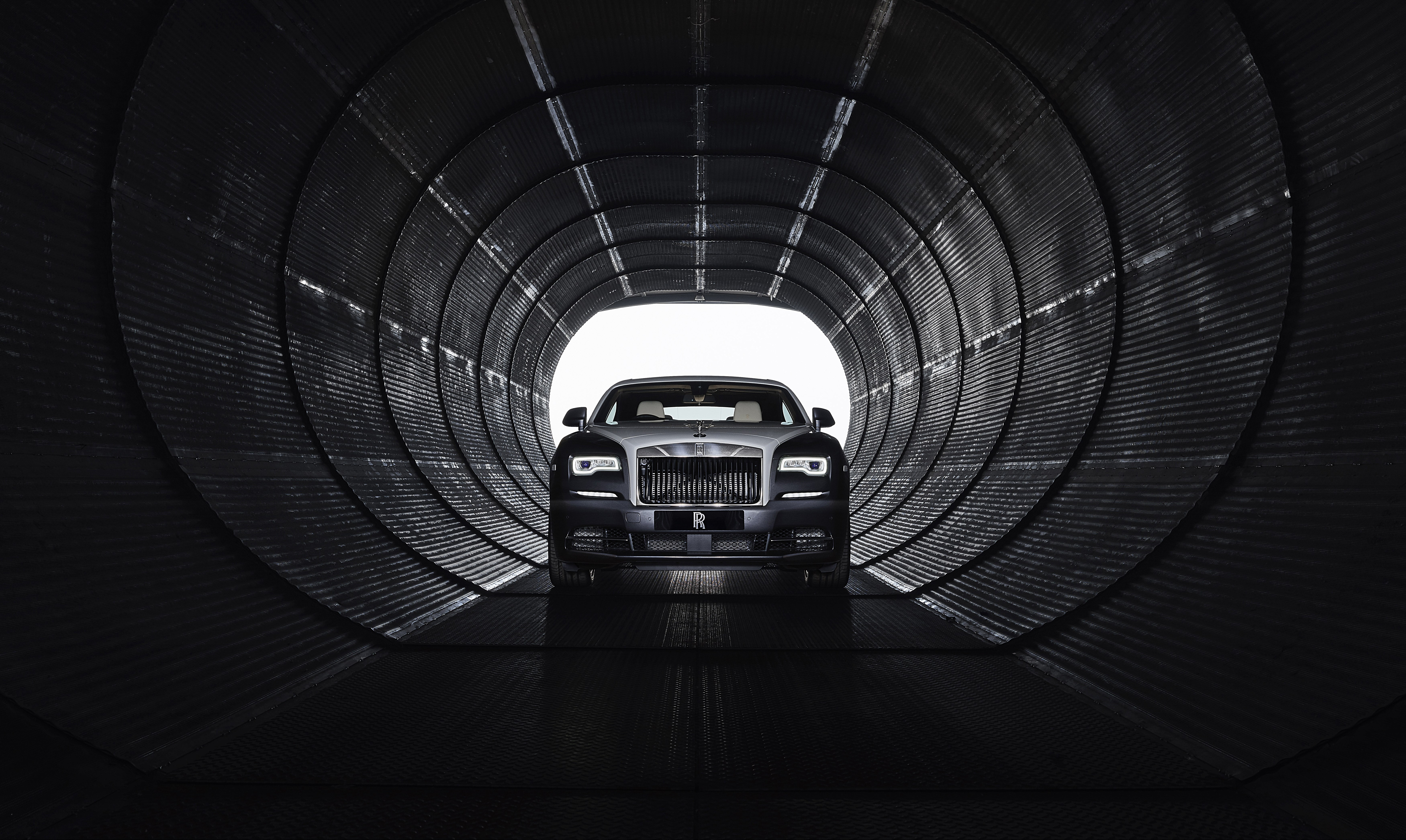 Rolls-Royce Wraith, 5K, 8K, Tema oscuro