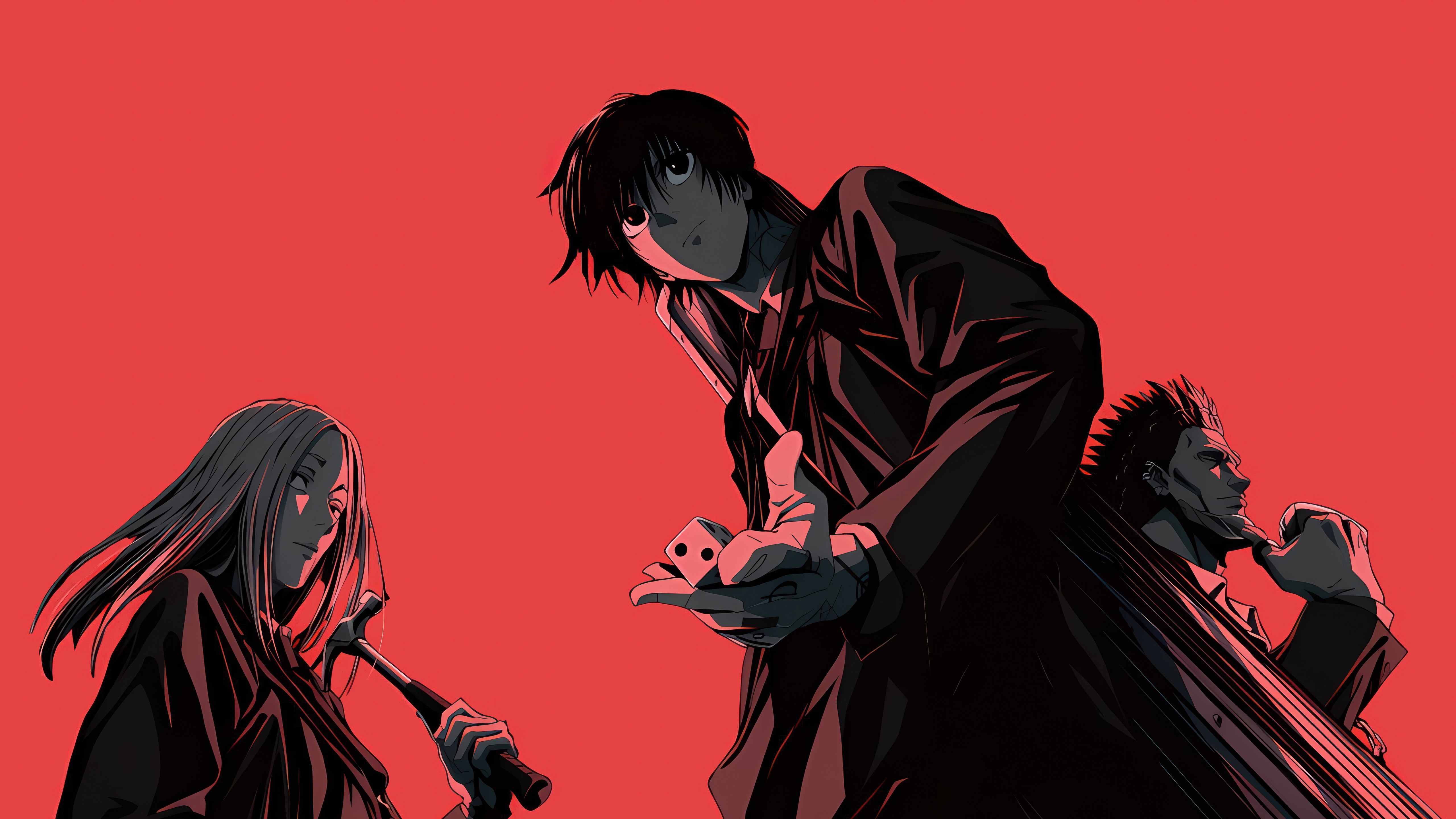 Sakamoto Days, 2025, Taro Sakamoto, 5K, Fondo rojo