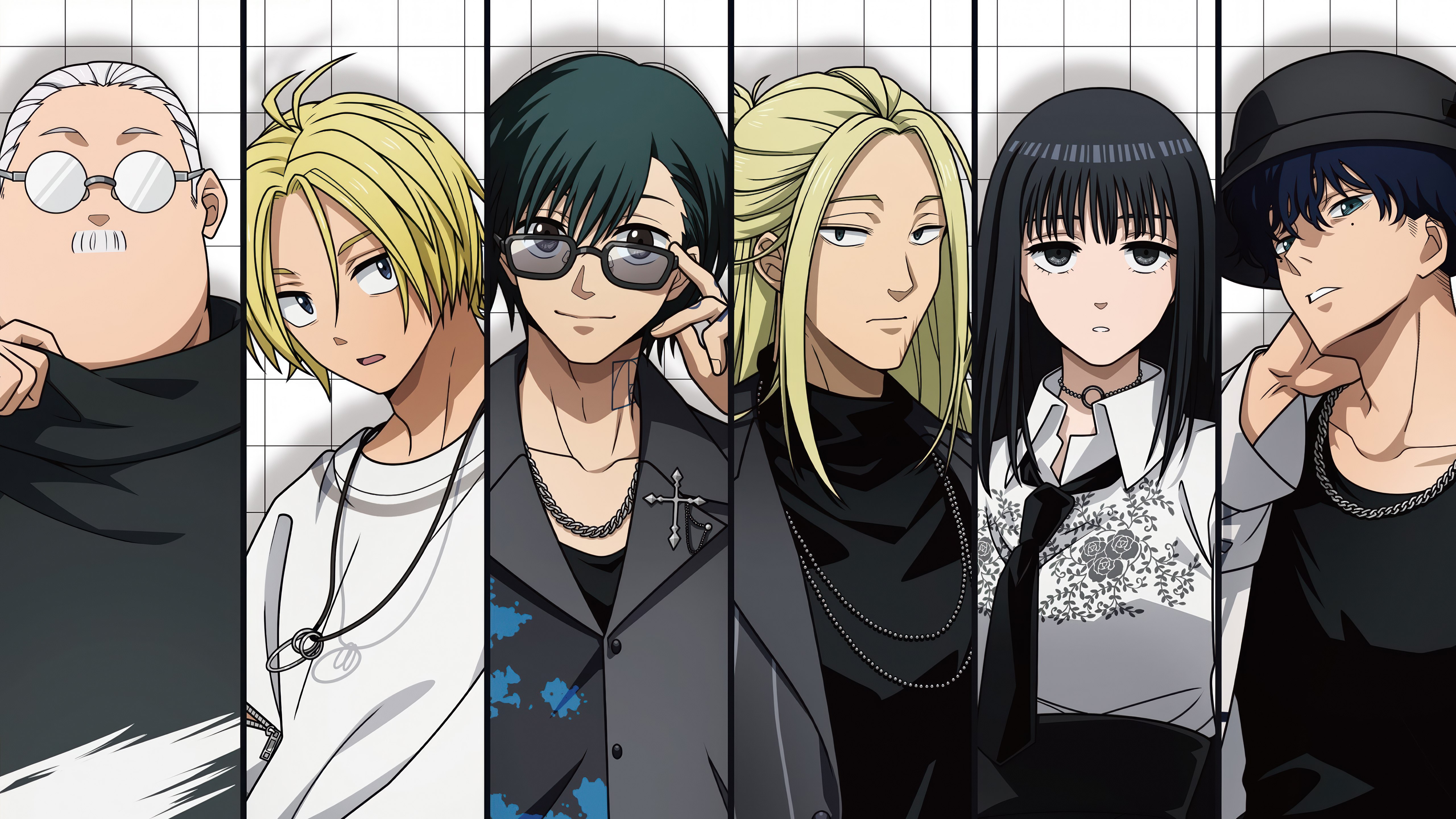 Sakamoto Days, 5K, Taro Sakamoto, Shin Asakura, Yoichi Nagumo, Póster de personaje