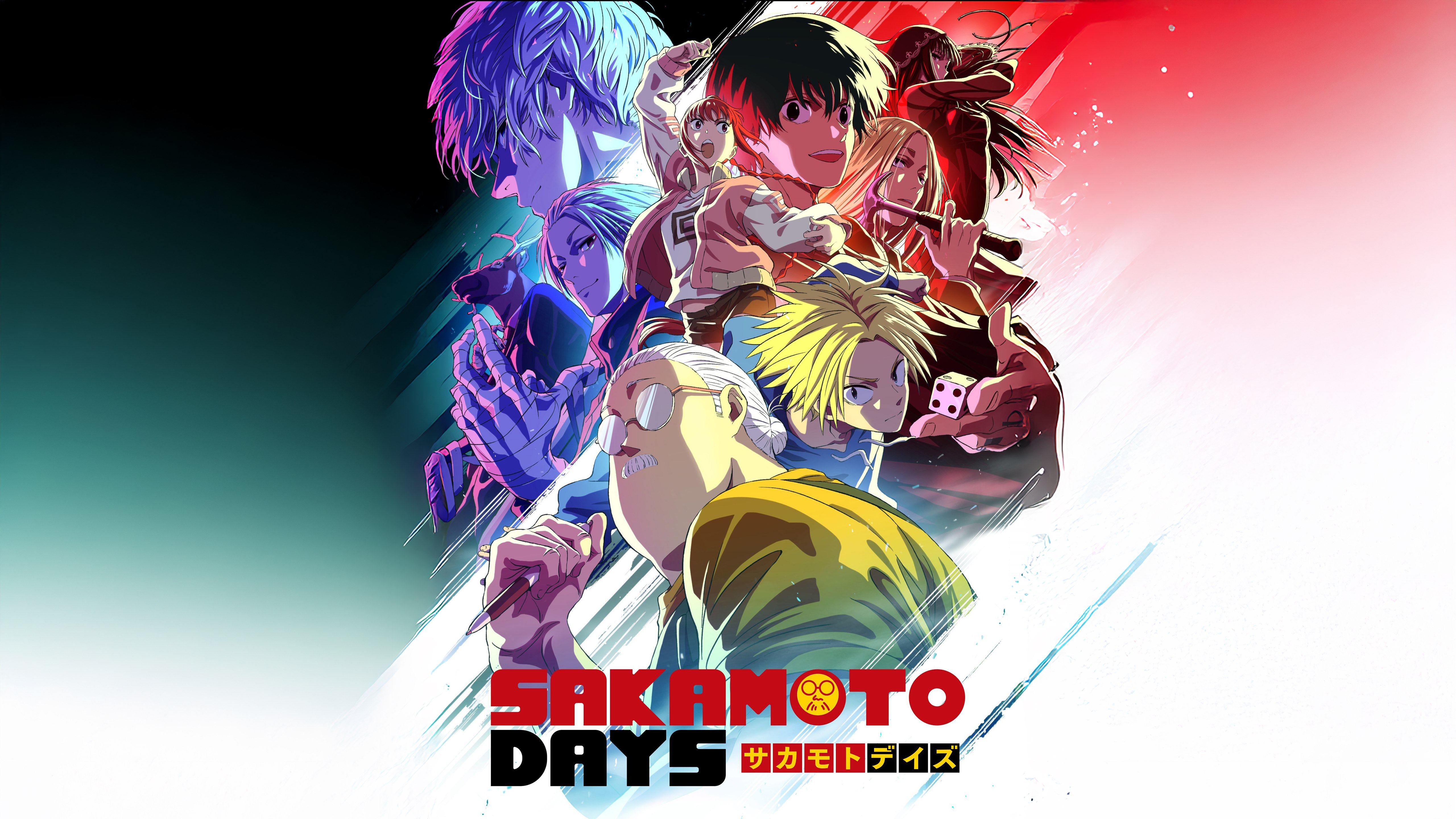 Sakamoto Days, Key Art, Taro Sakamoto, Shin Asakura, Yoichi Nagumo, 5K, Serie de anime