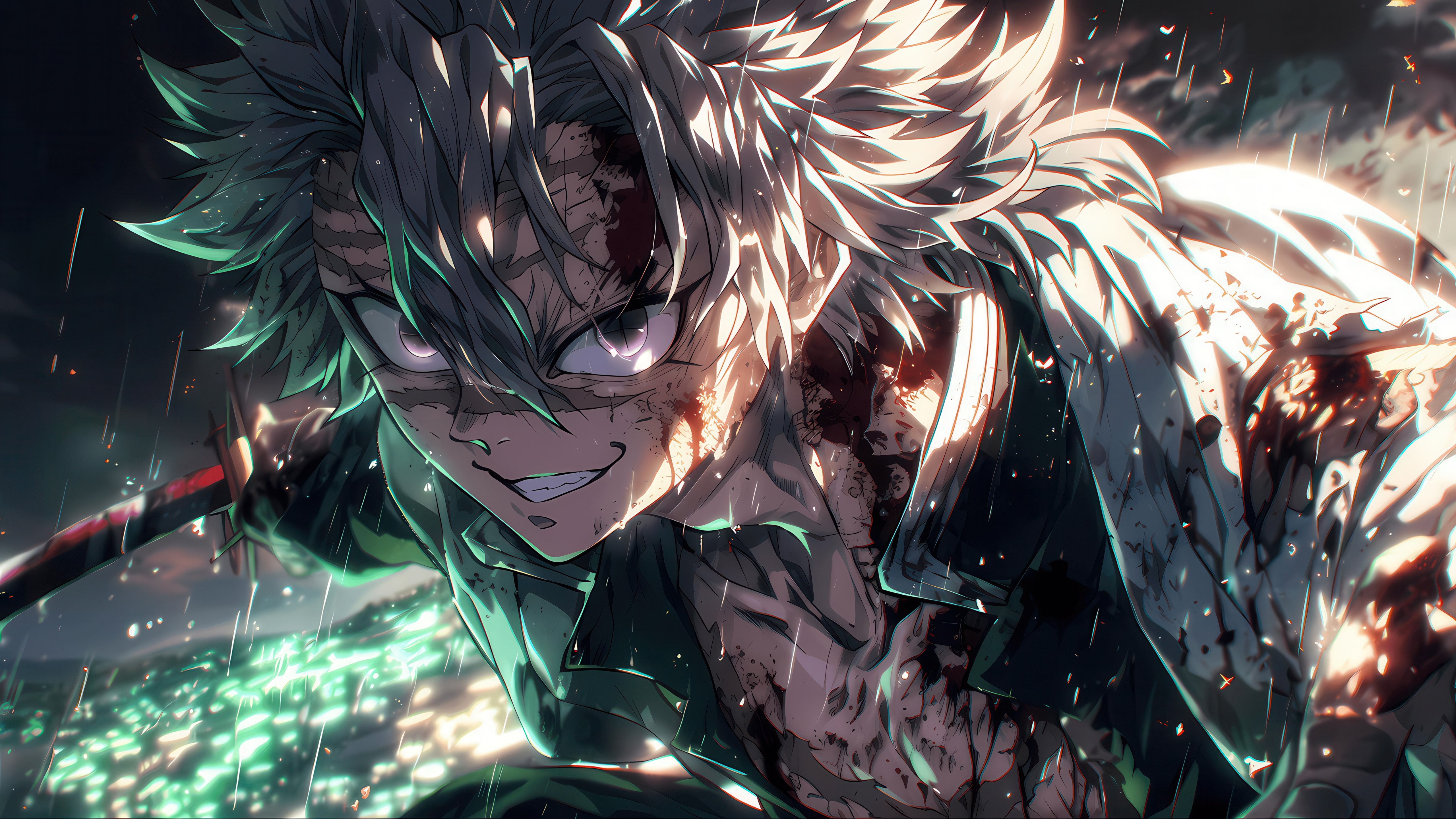 Sanemi Shinazugawa, Ilustración artística, Demon Slayer: Kimetsu no Yaiba, 5K