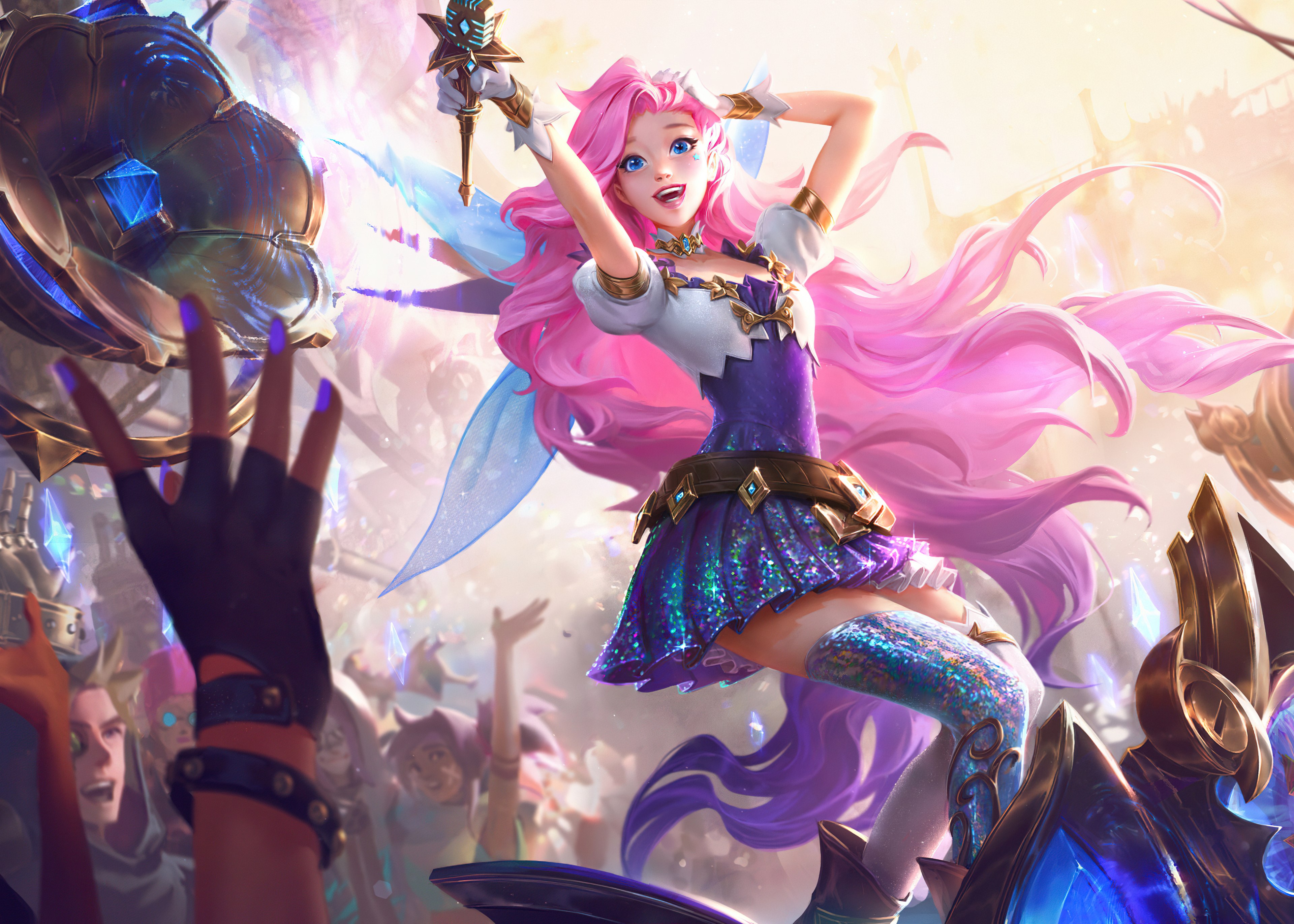 Seraphine, Ilustración artística, League of Legends