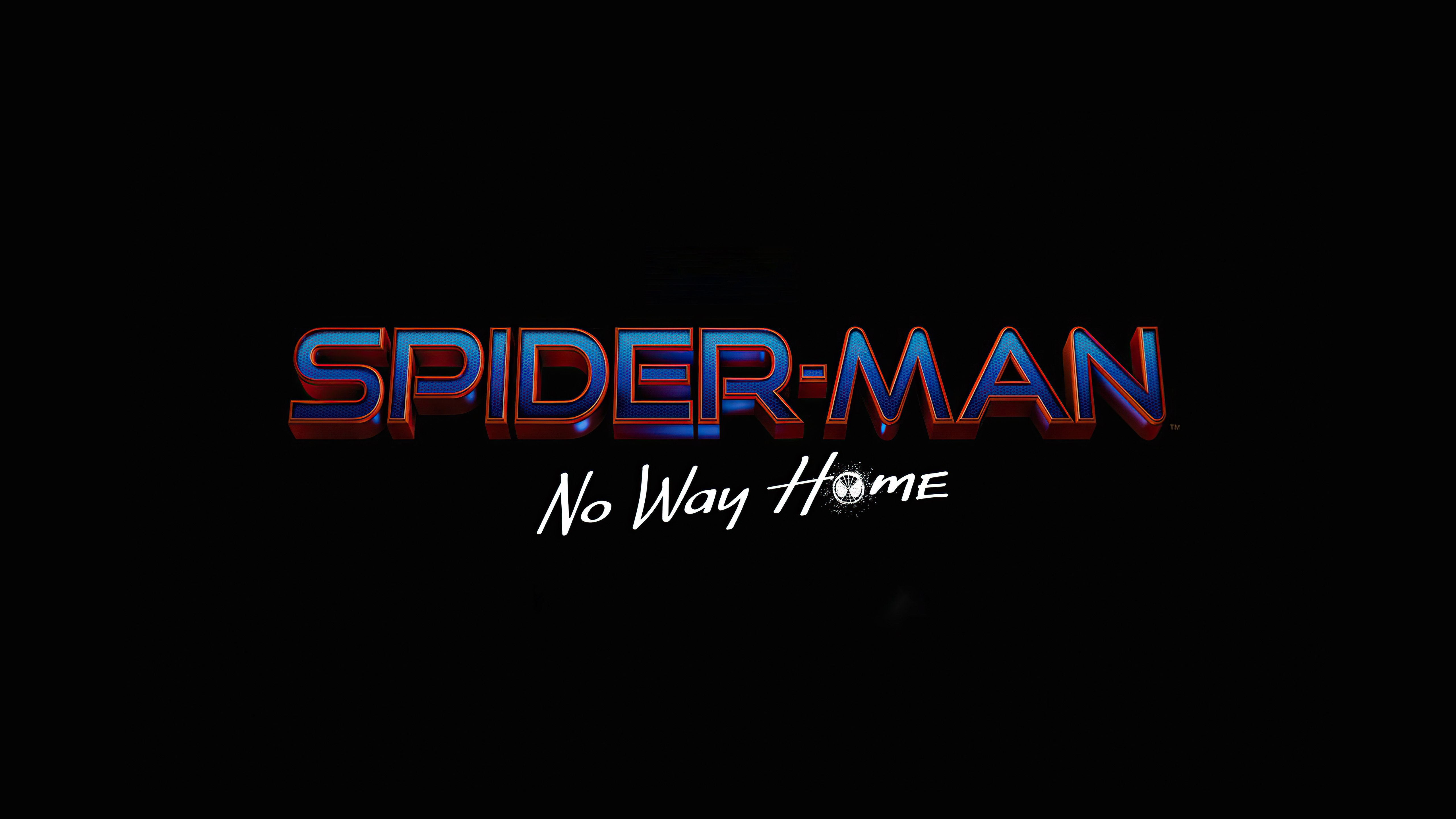 Spider-Man: No Way Home, Logo, Películas de 2021, Marvel Comics, AMOLED, 5K