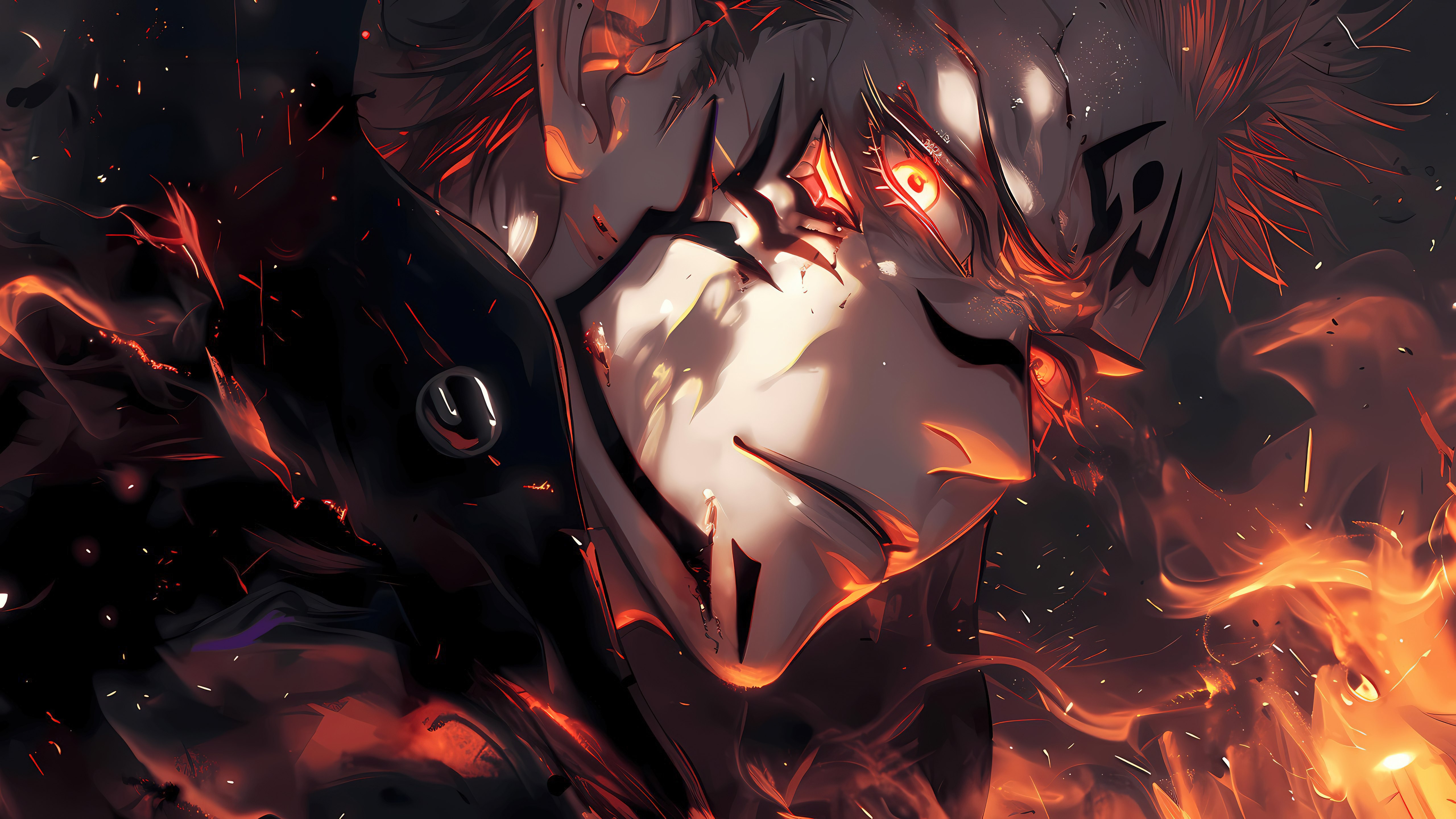Sukuna, Enfadado, 5K, Jujutsu Kaisen