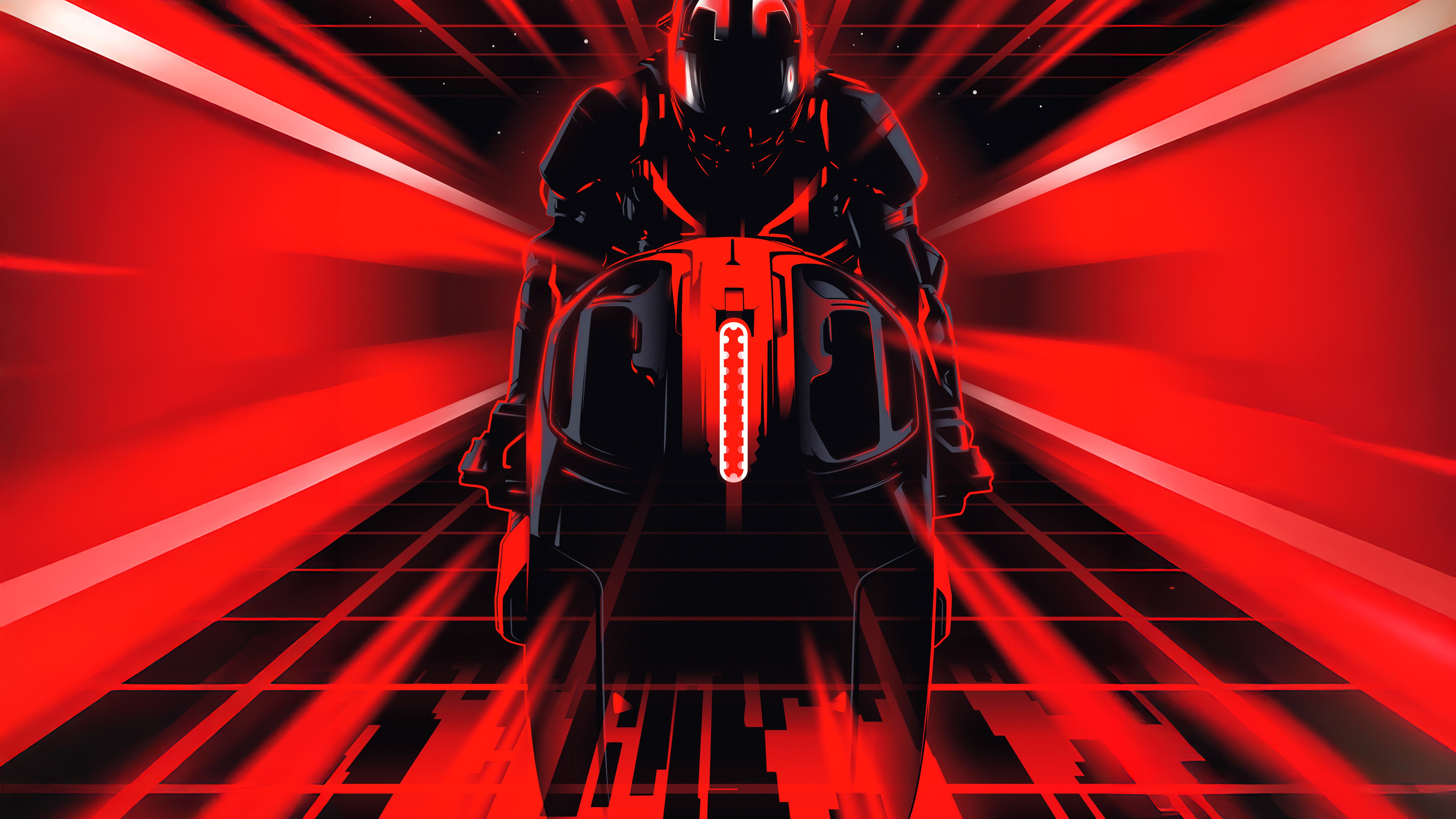 Tron: Ares, Empire, Estética roja, Películas de 2025, Futurista, 5K