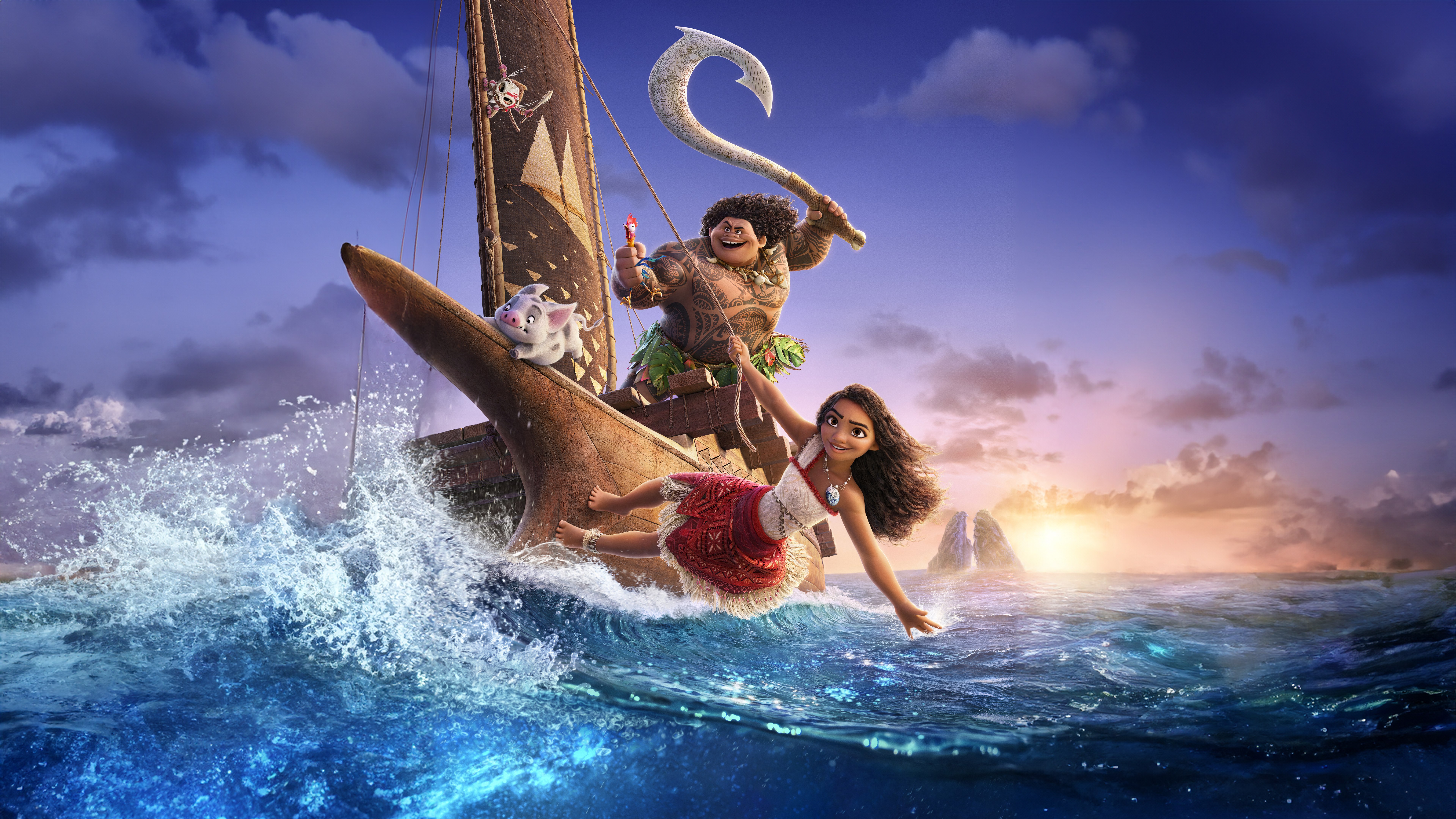 Vaiana 2, 8K, Películas de 2024, Películas de animación, 5K
