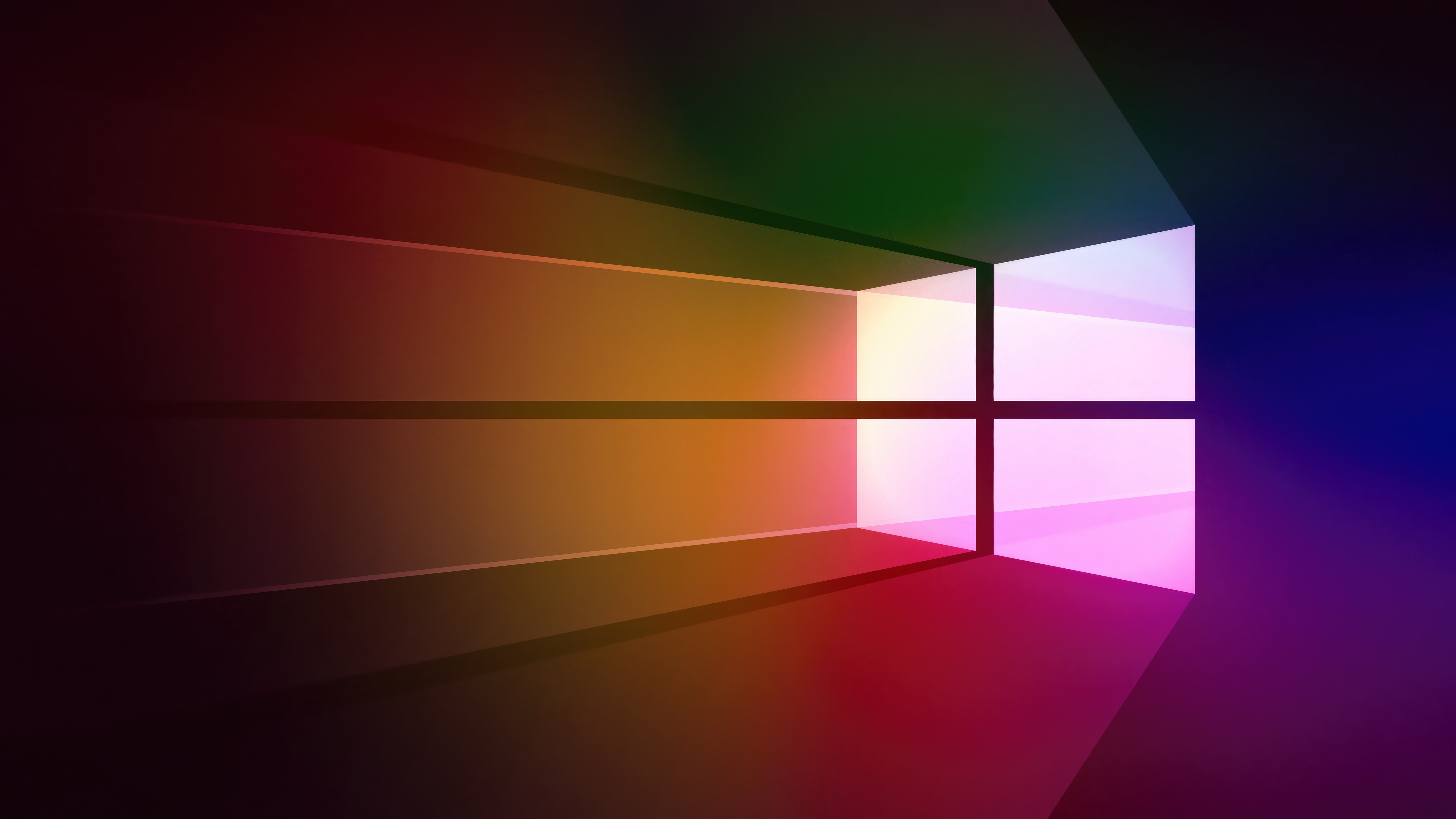 Windows 10, Fondo colorido, 5K
