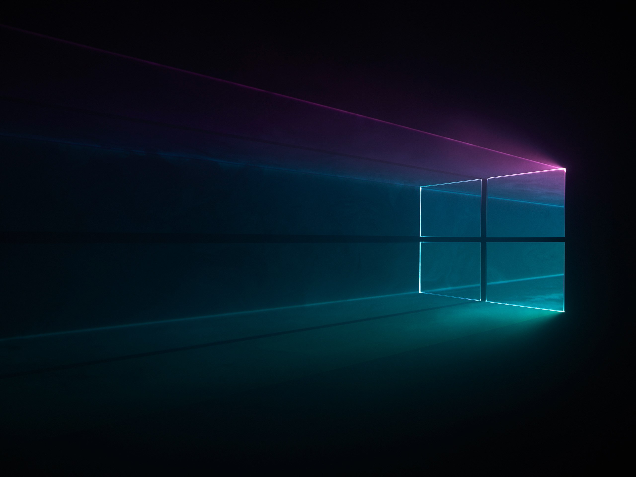 Windows 10, Microsoft Windows, Colorido, Fondo negro