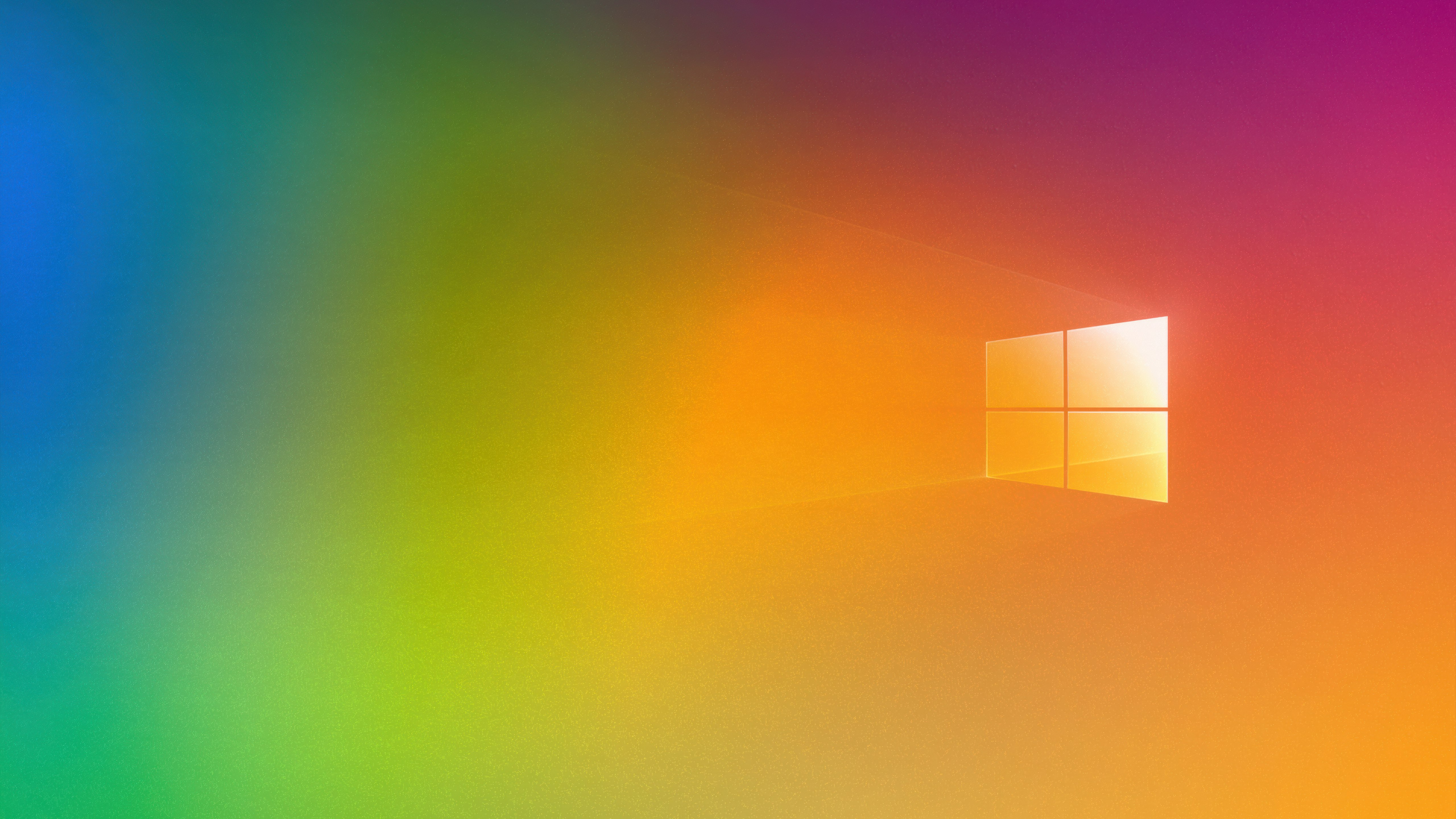 Windows 10, Orgullo, Fondo degradado, 5K, Logo de Windows, Vibrante